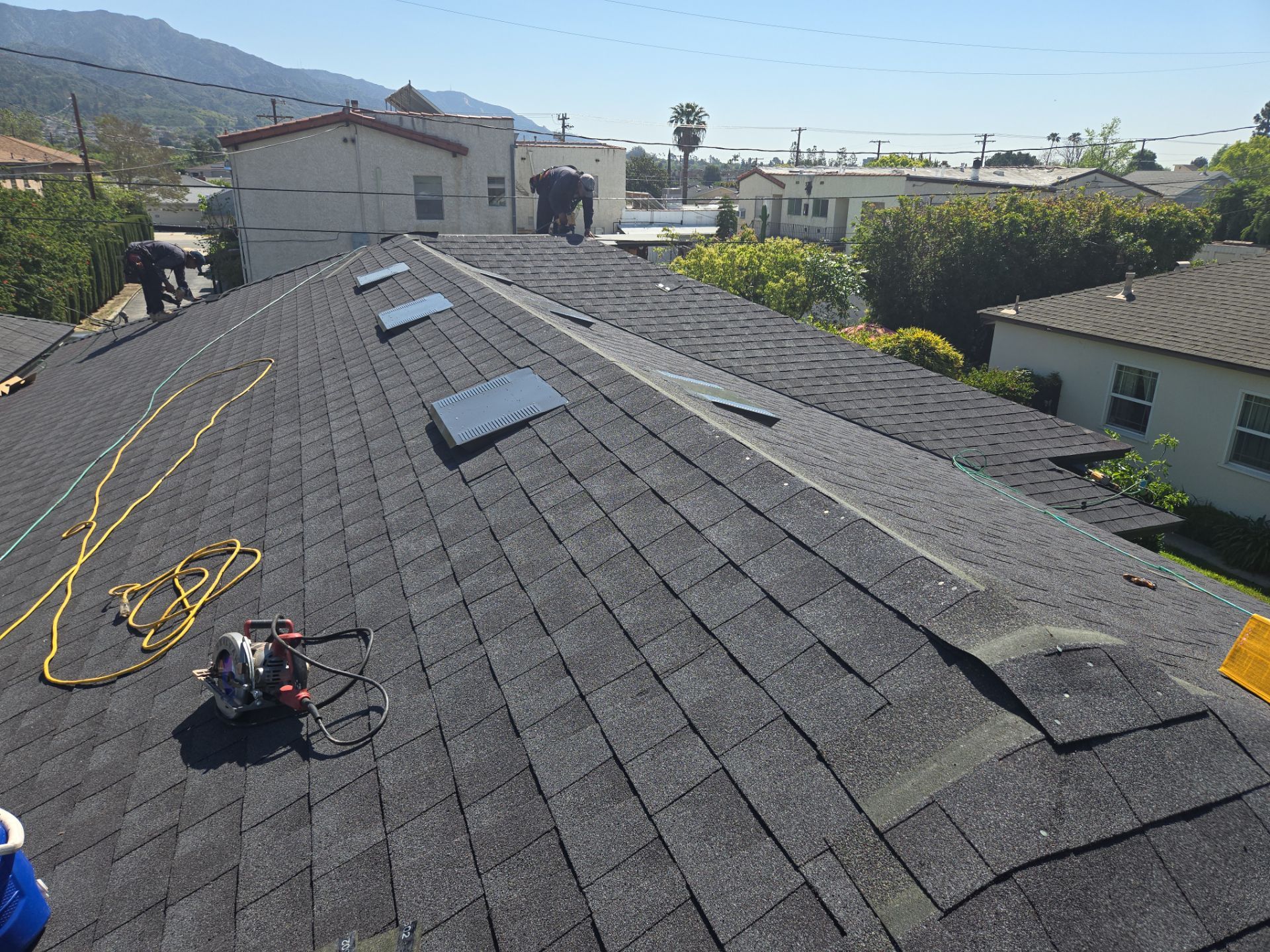Residential Roofing Installation using Owens Corning Duration Cool Shingles by Hull Brothers Roofing