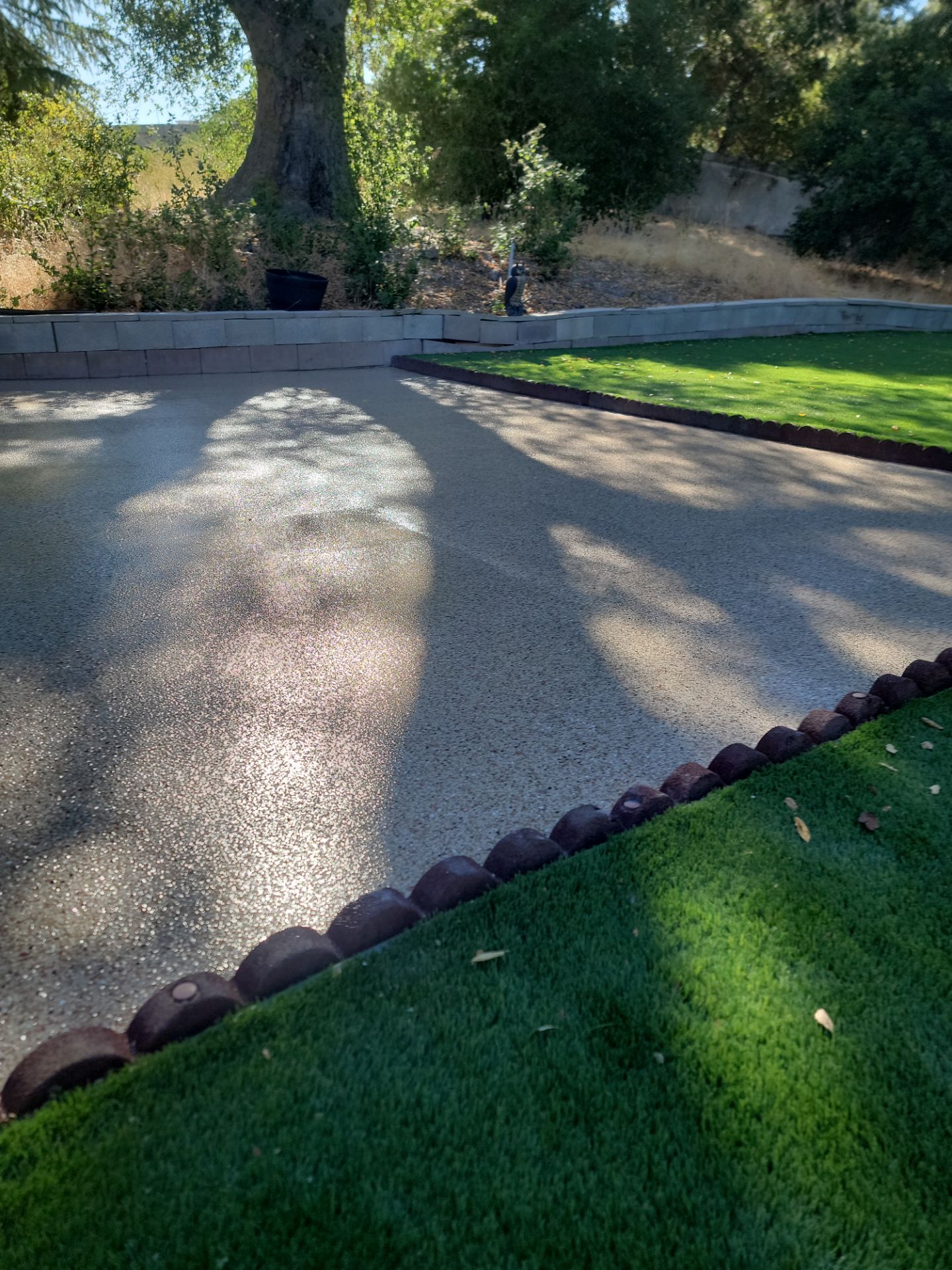 Pecan Concrete Coating for Atascadero Porch and Walkways by MGP Coatings