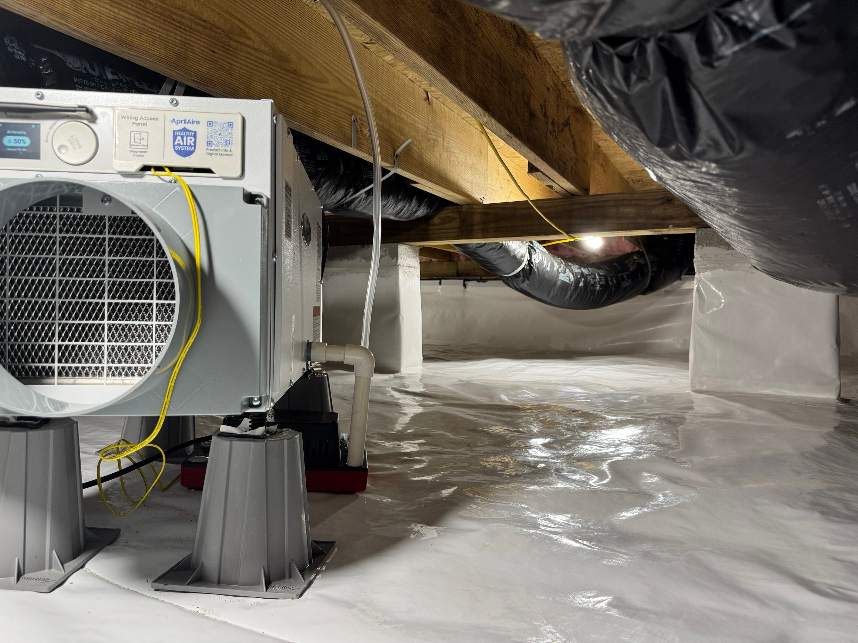 Project in Ivor by Patriot Crawl Space Repairs