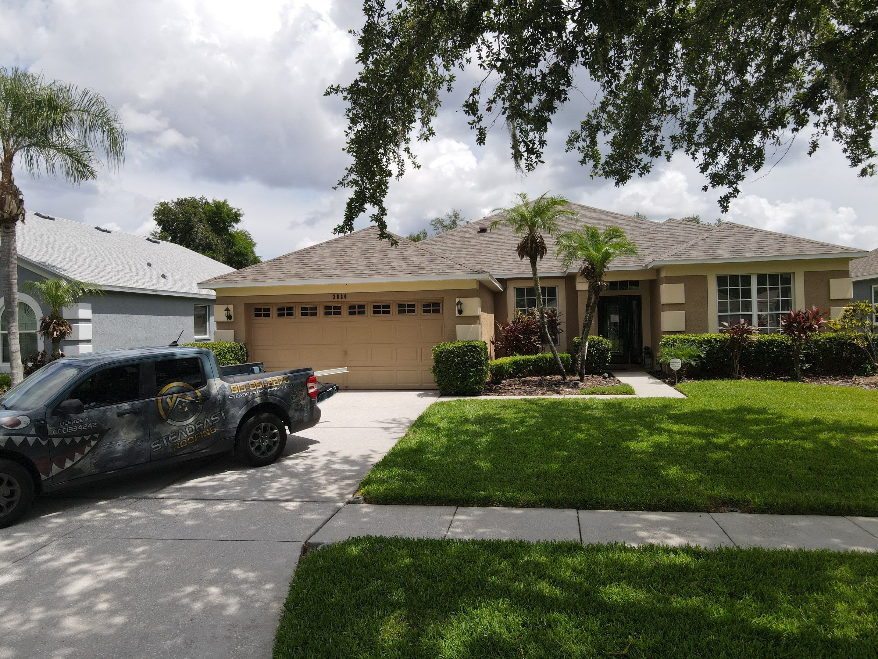 Roof Replacement in Valrico, FL. by Steadfast Roofing