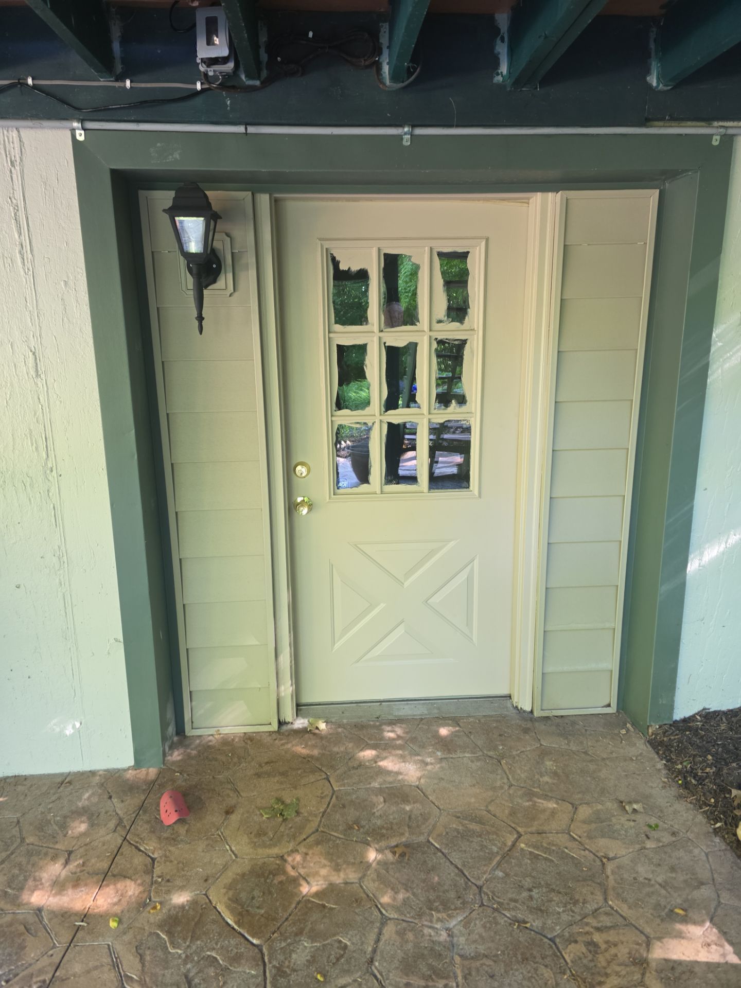 Exterior Entry Door and Garage Door Painting by Legendary Services Company LLC.