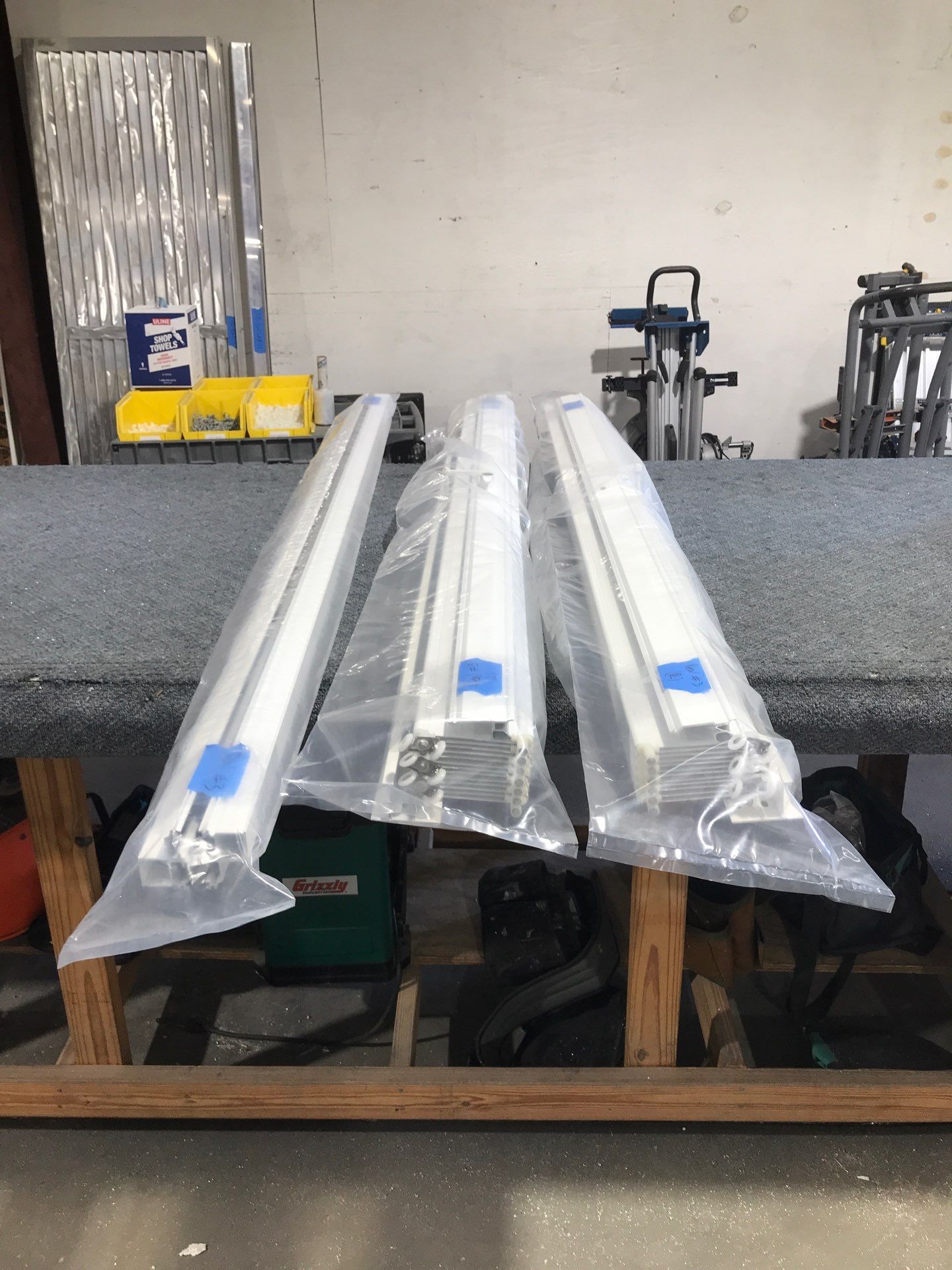 Residential Accordion Hurricane Shutter Installation in Fountain, Florida by Brannan Aluminum Inc.