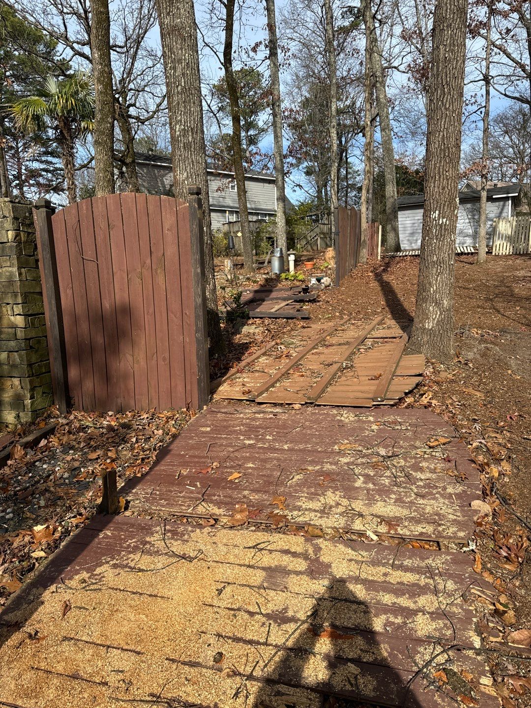 Wendover Drive - Fence by Pillar and Pine
