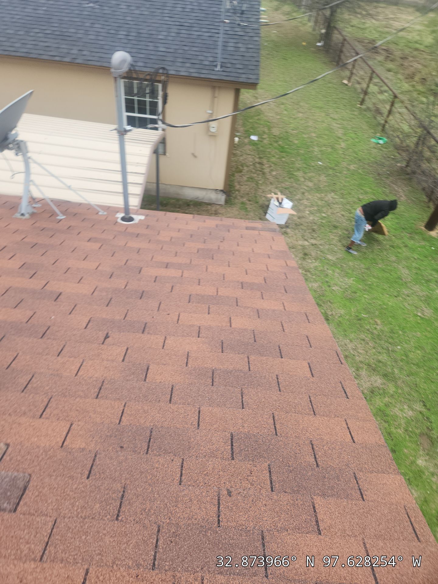 Project in Weatherford by Lonestar Roofing and Restoration LLC.