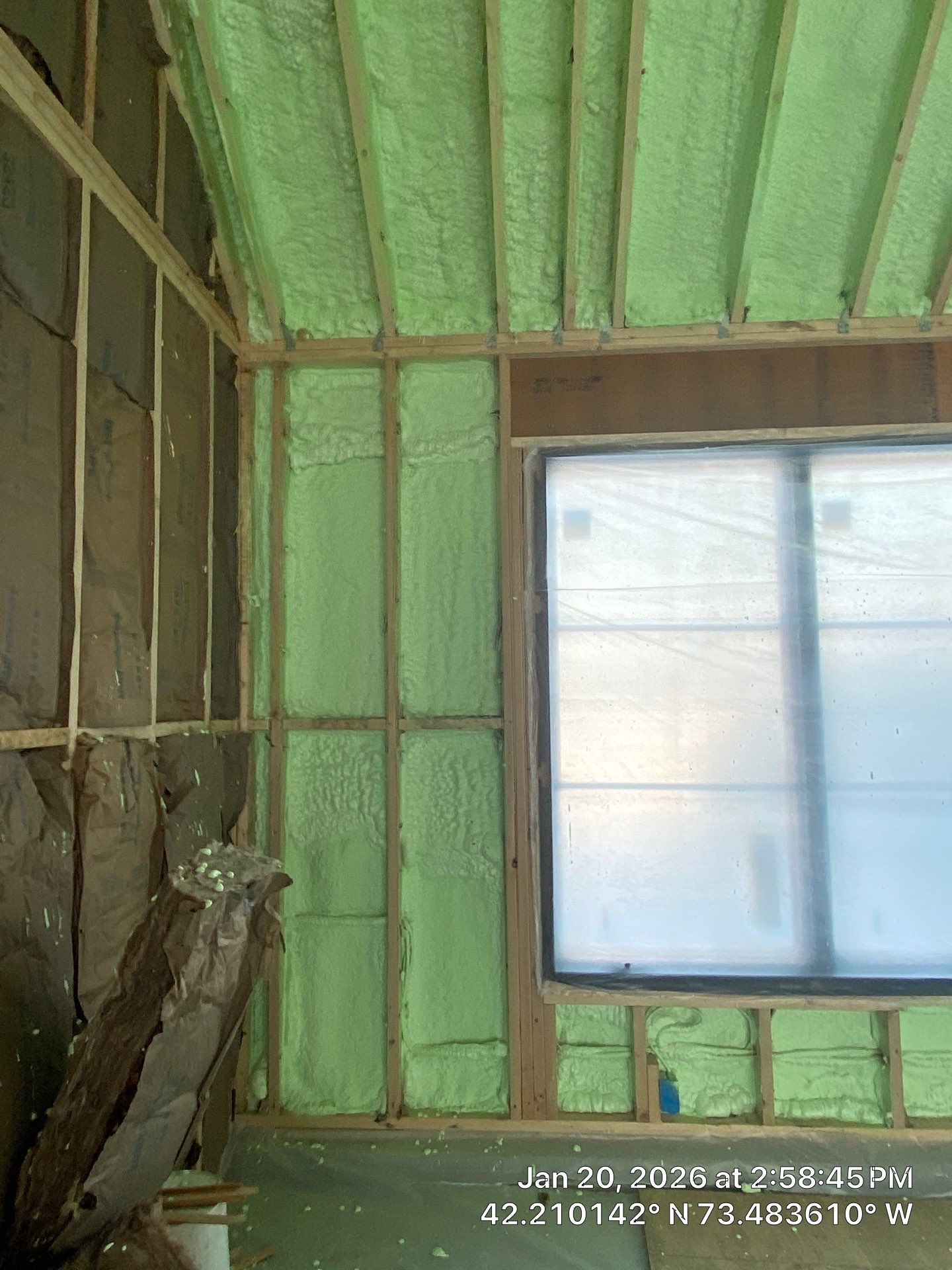 Detached Garage using Closed Cell Spray Foam by NYS Foam & Energy