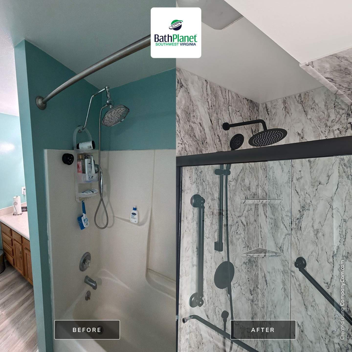 Tub to Shower by BathPlanet SW Virginia