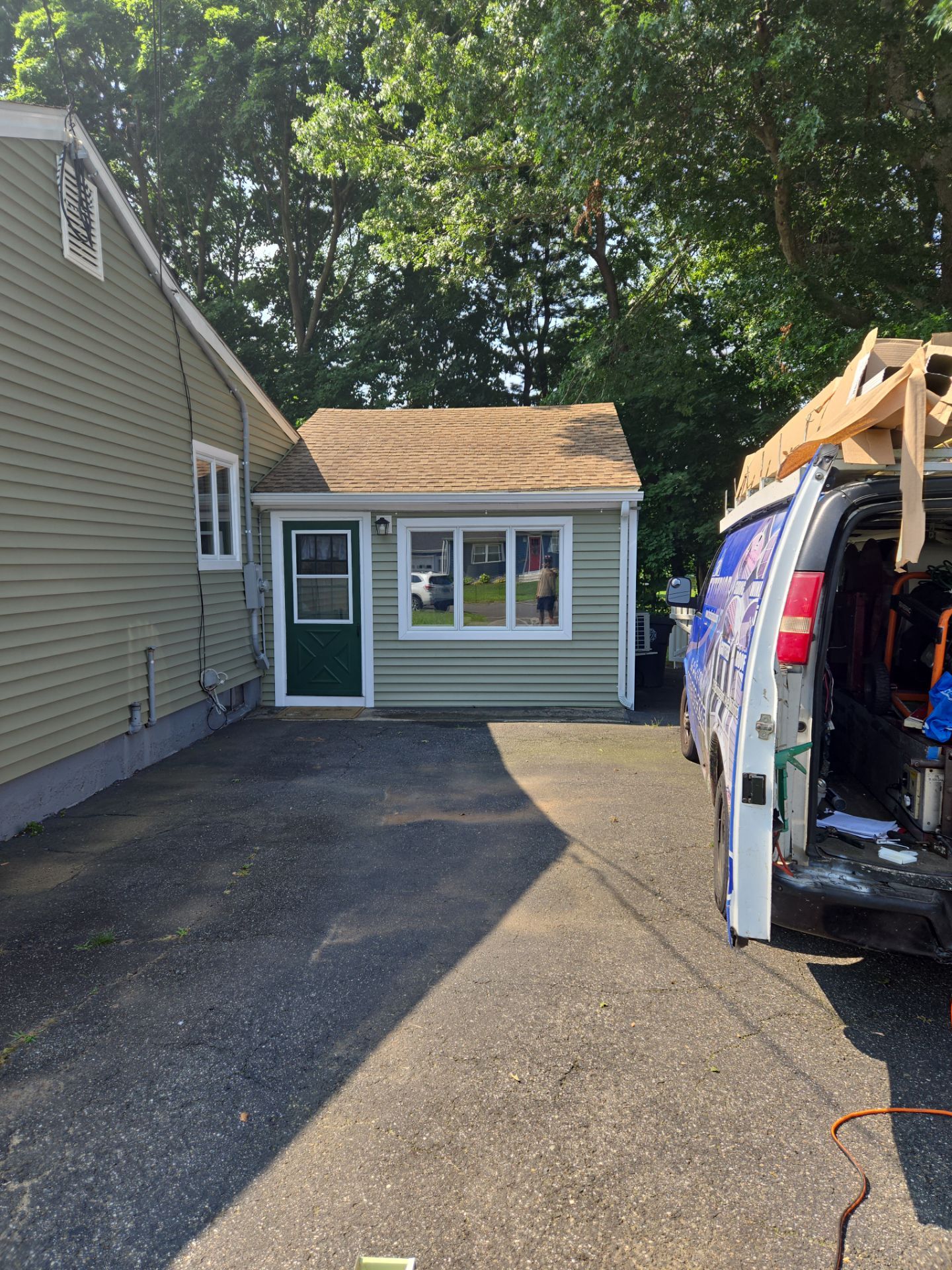 Siding Installation using Clapboard Monogram D4 Cypress by A Plus Exterior