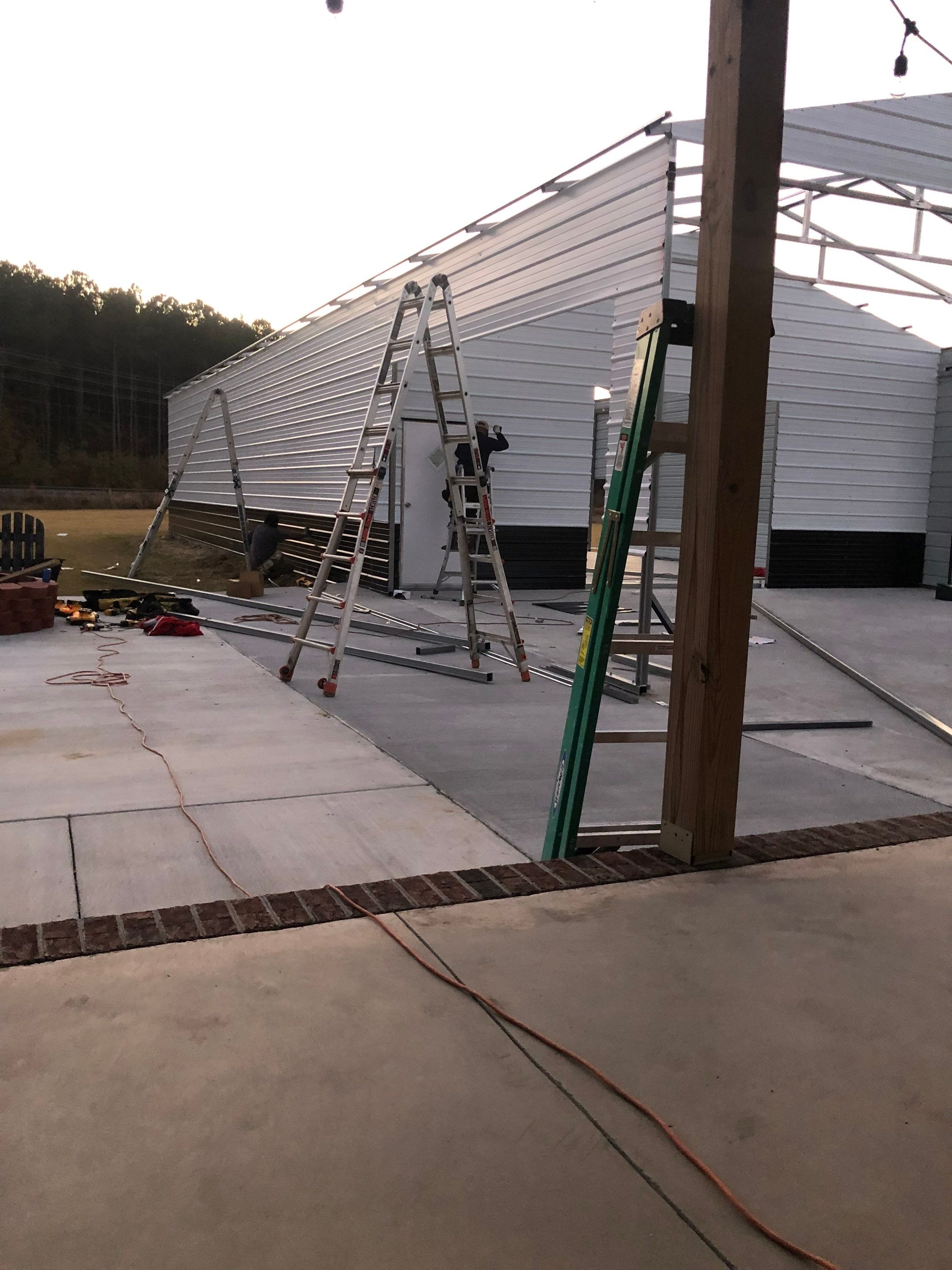 Pre-Engineered Metal Building – Turnkey Construction (40’ x 60’) by S.W. Contracting & Consulting