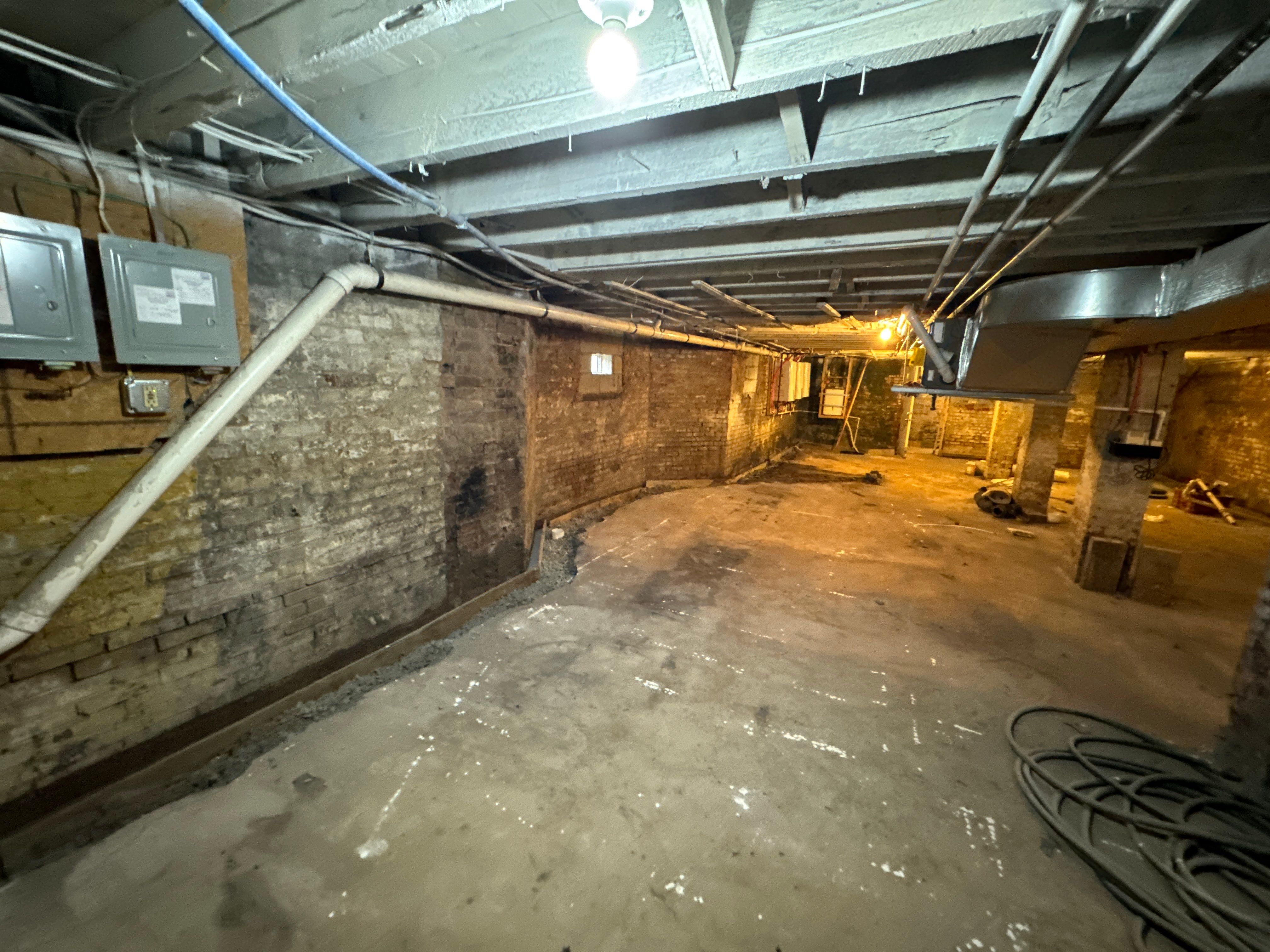 Interior French Drain & Wall Vapor Barrier in Newark, NJ  by Pure Service Pro, LLC 