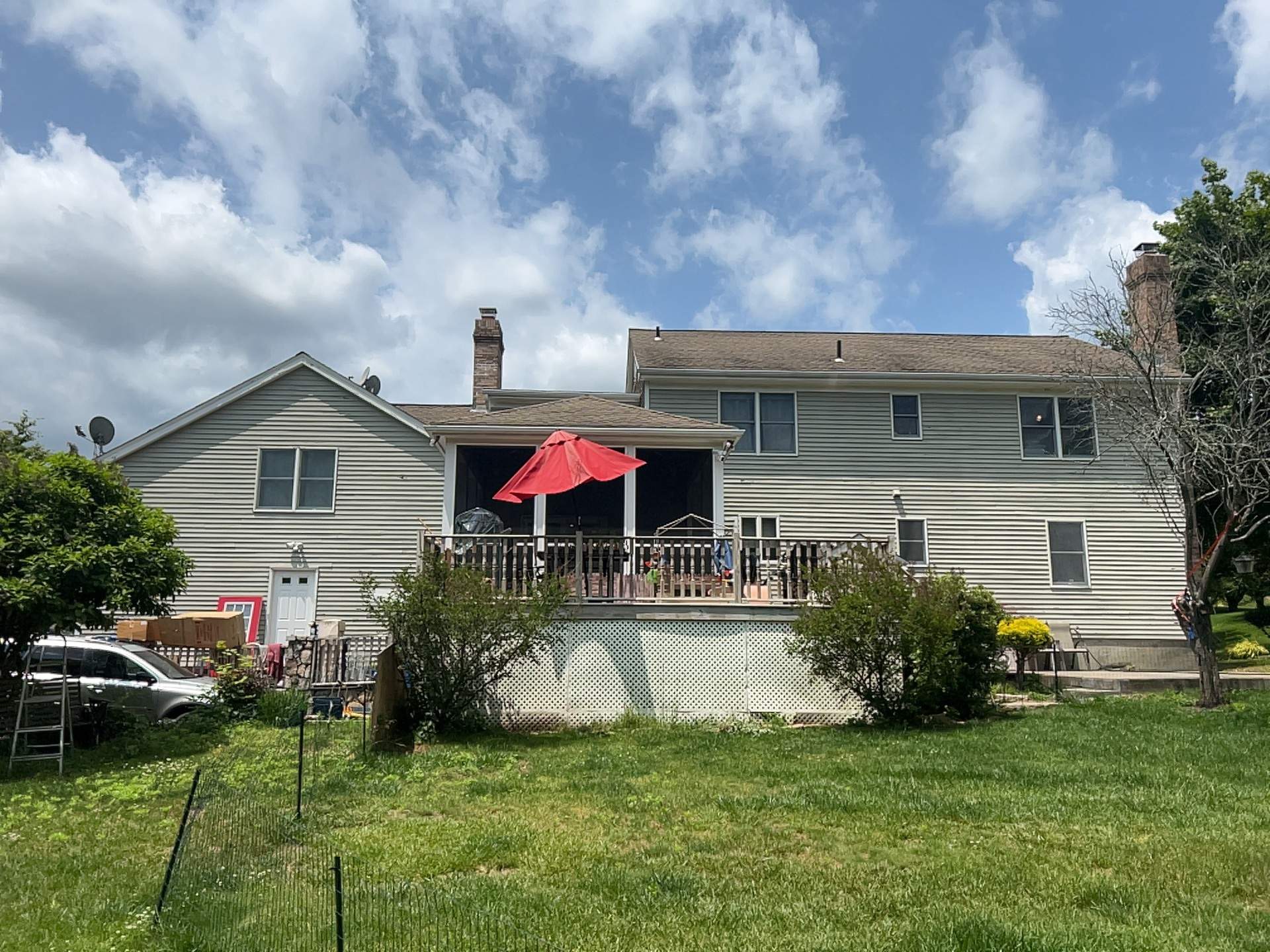 Siding Installation using Mainstreet Colonial & White gutters by A Plus Exterior