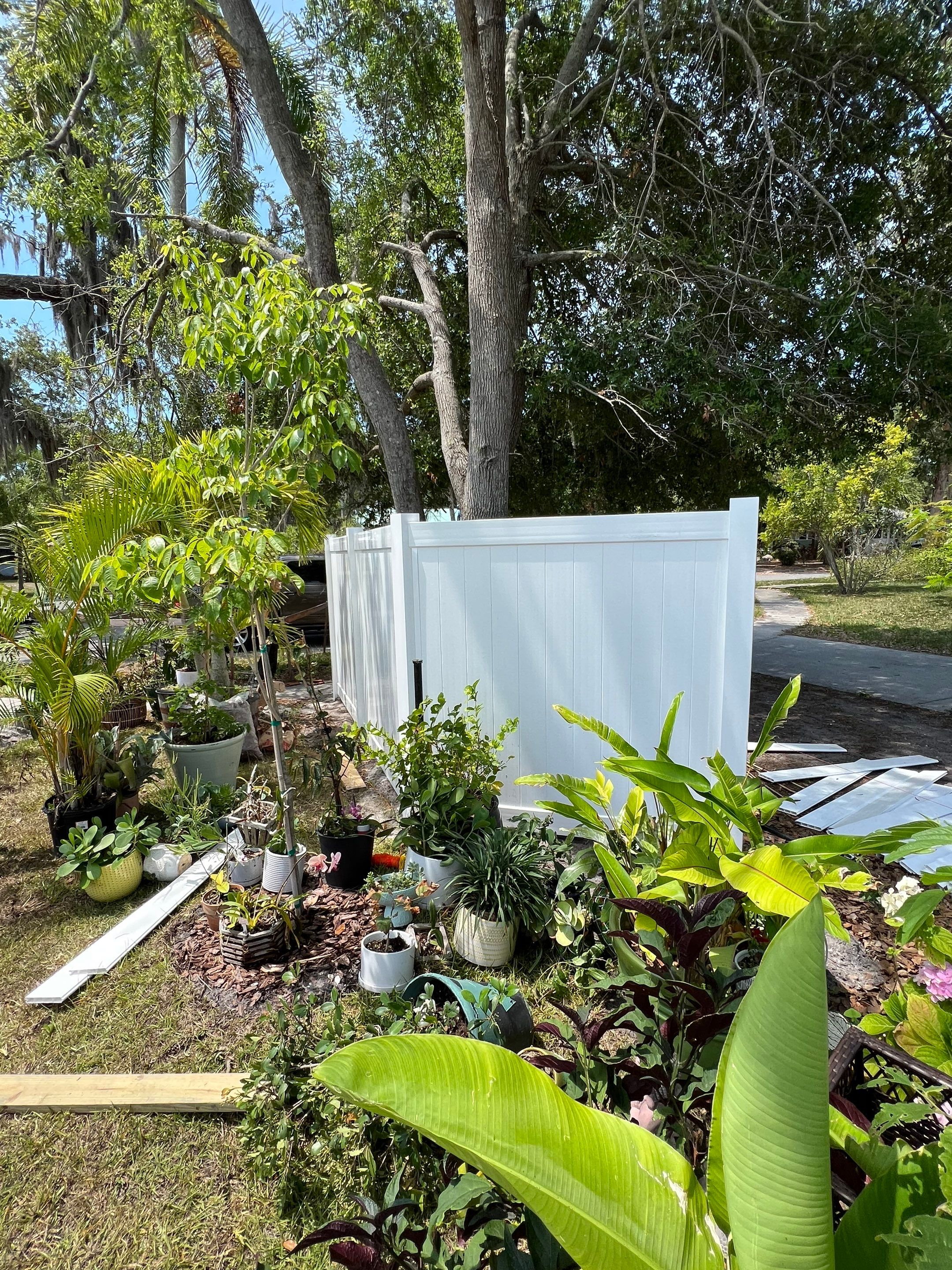 Sarasota, FL 6ft. Tall White Vinyl Privacy Fence by Asap fence and gates, LLC