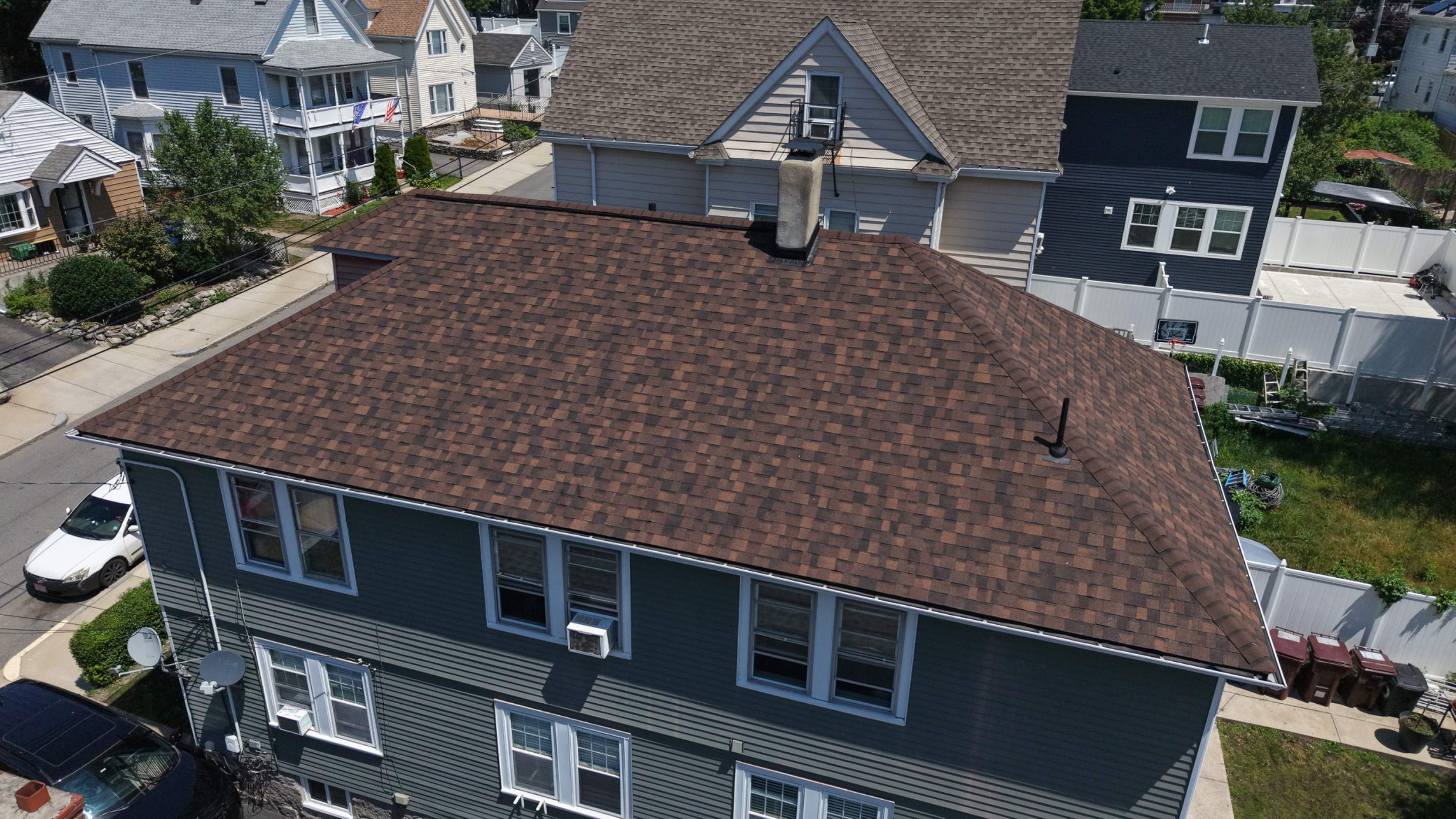 Full Roof Replacement in Revere, MA – Owens Corning Duration, Brownwood by JOHNNYS PRO