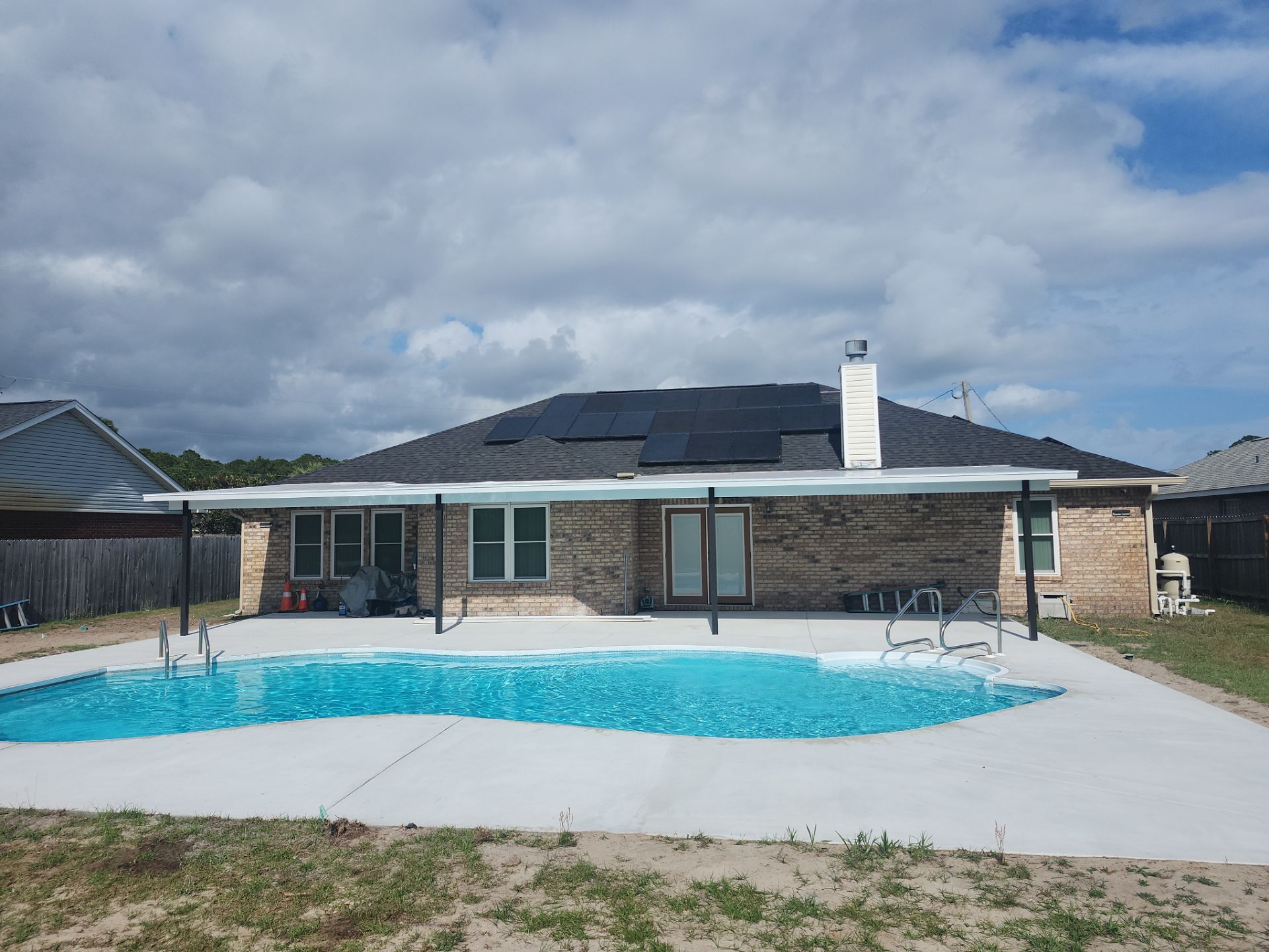 Poolside Patio Cover  by Titan Sunrooms