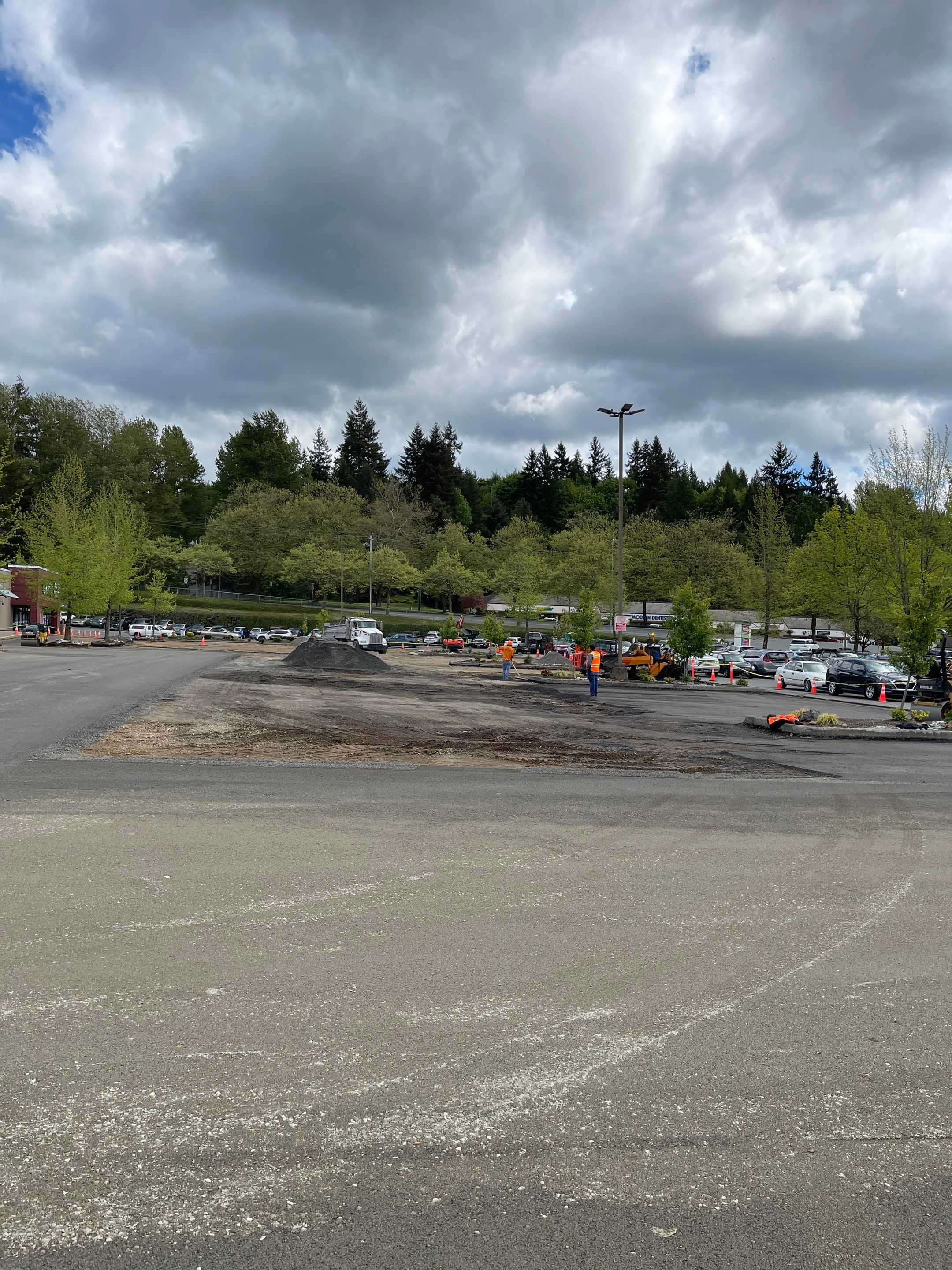 Colliers - Woodinville New Asphalt Parking Lot by Jireh Asphalt & Concrete Inc 