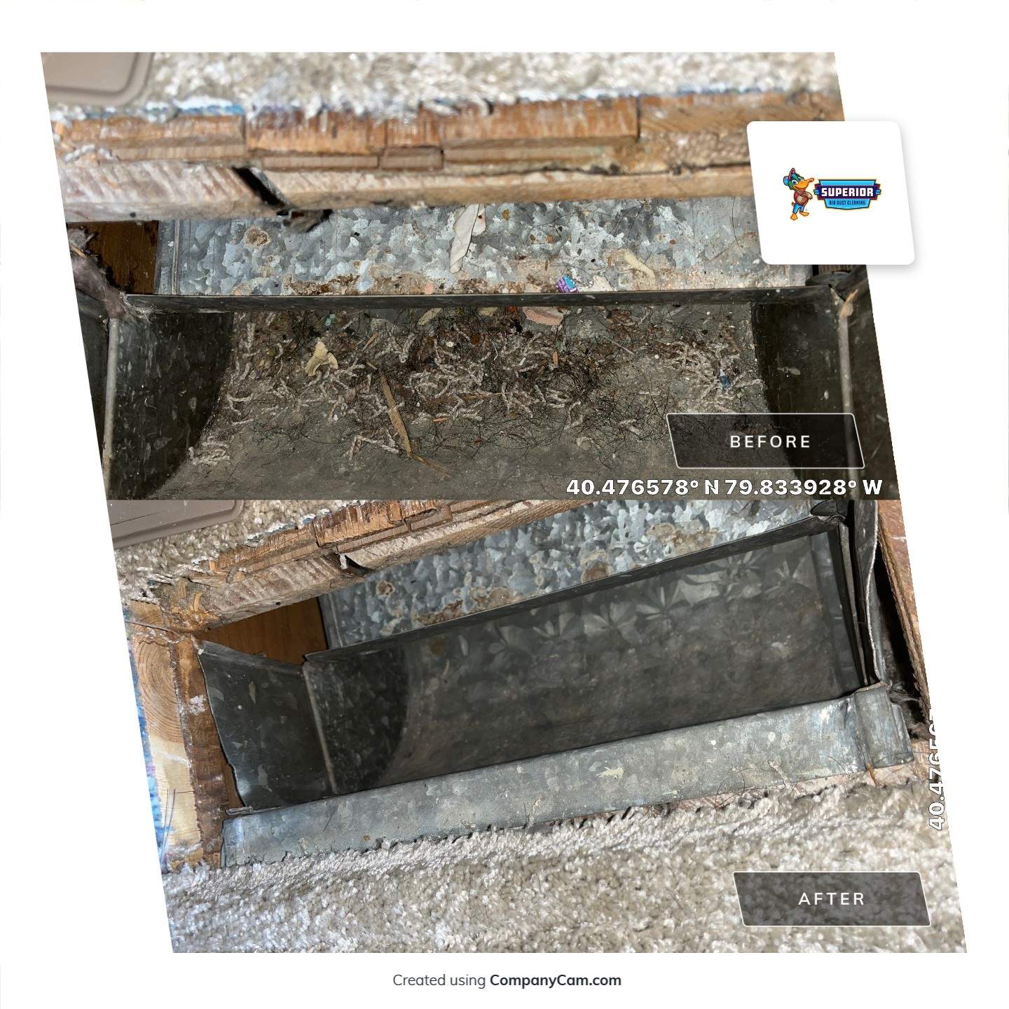 Air Duct Cleaning With a Vacuum Truck in Penn Hills, PA by Superior Air Duct Cleaning