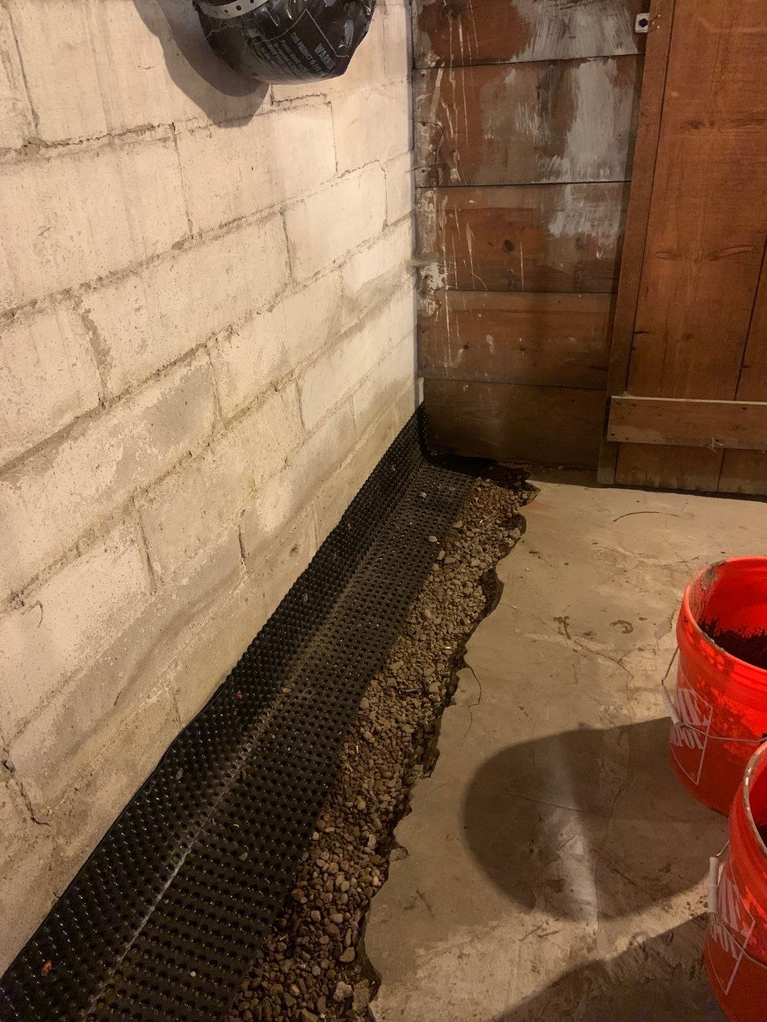 Interior Drain Tile - South MPLS by Waterproofing Northeast
