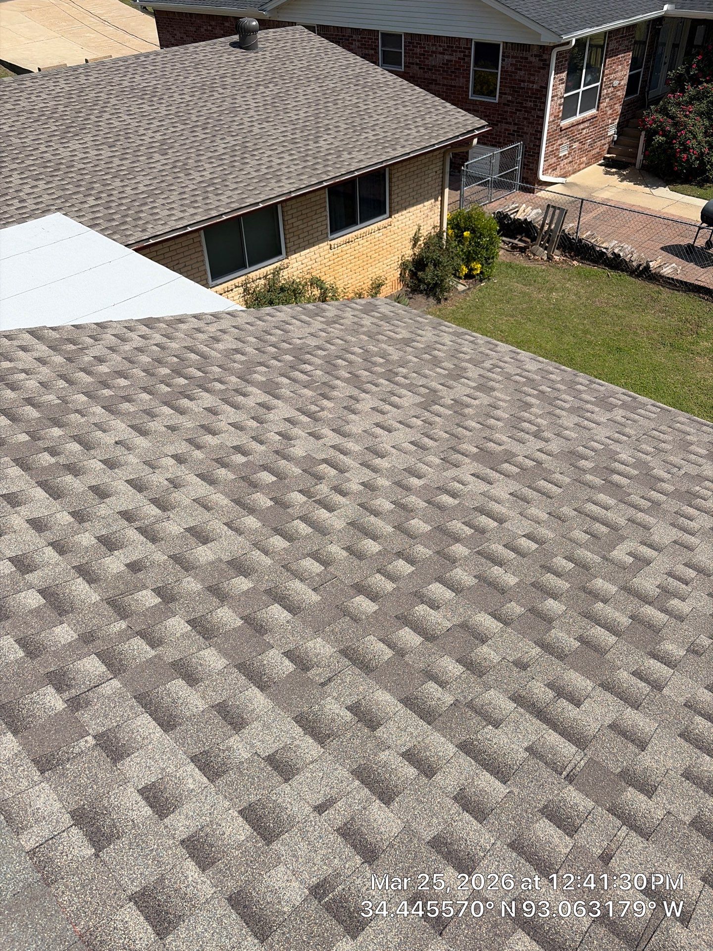 Complete Residential Roof Replacement and GAF Shingle Installation in Hot Springs by Temple Roofing and Exteriors