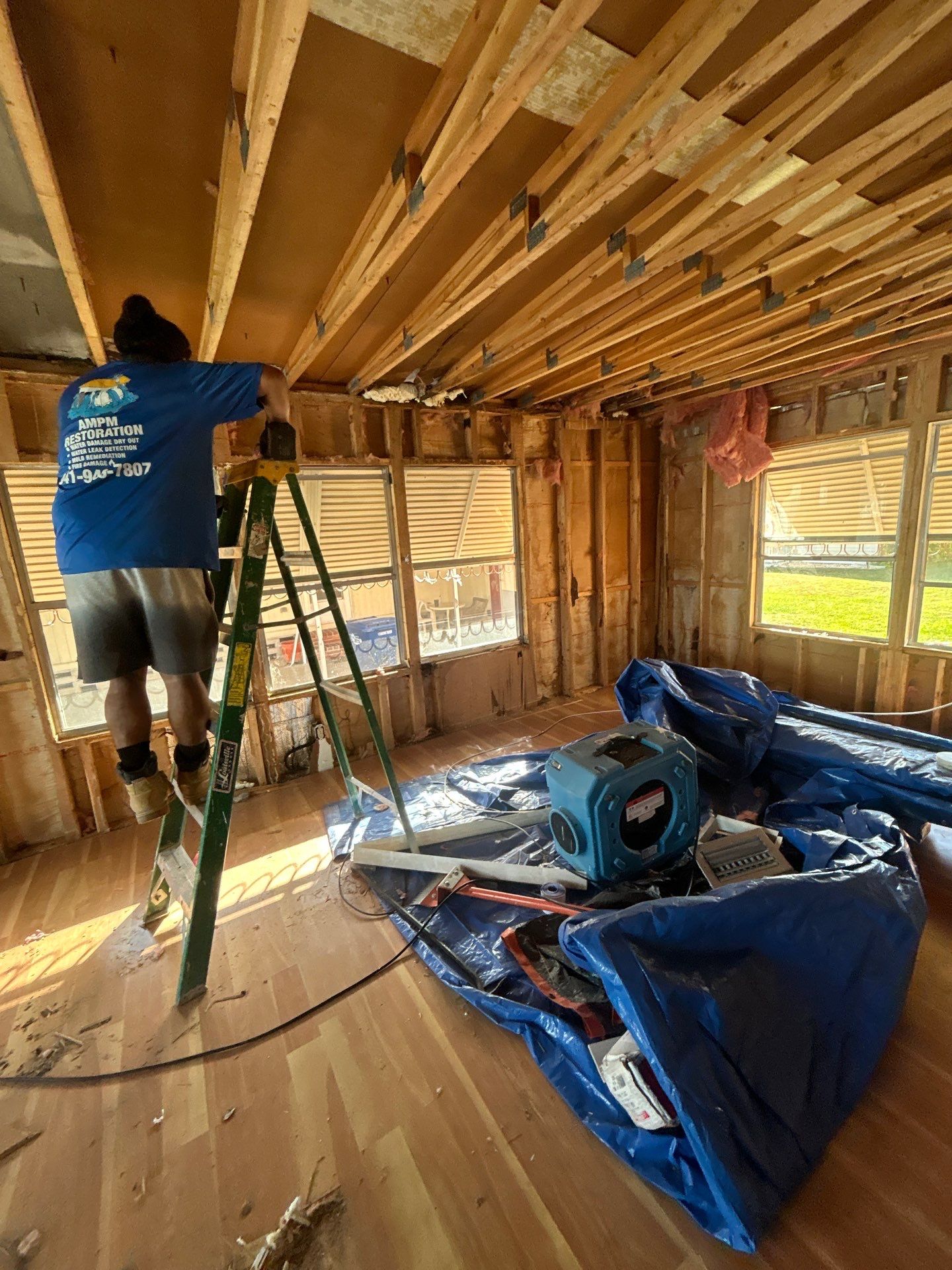Mold Damage Removal In Ellenton, FL by Ampm Restoration Services