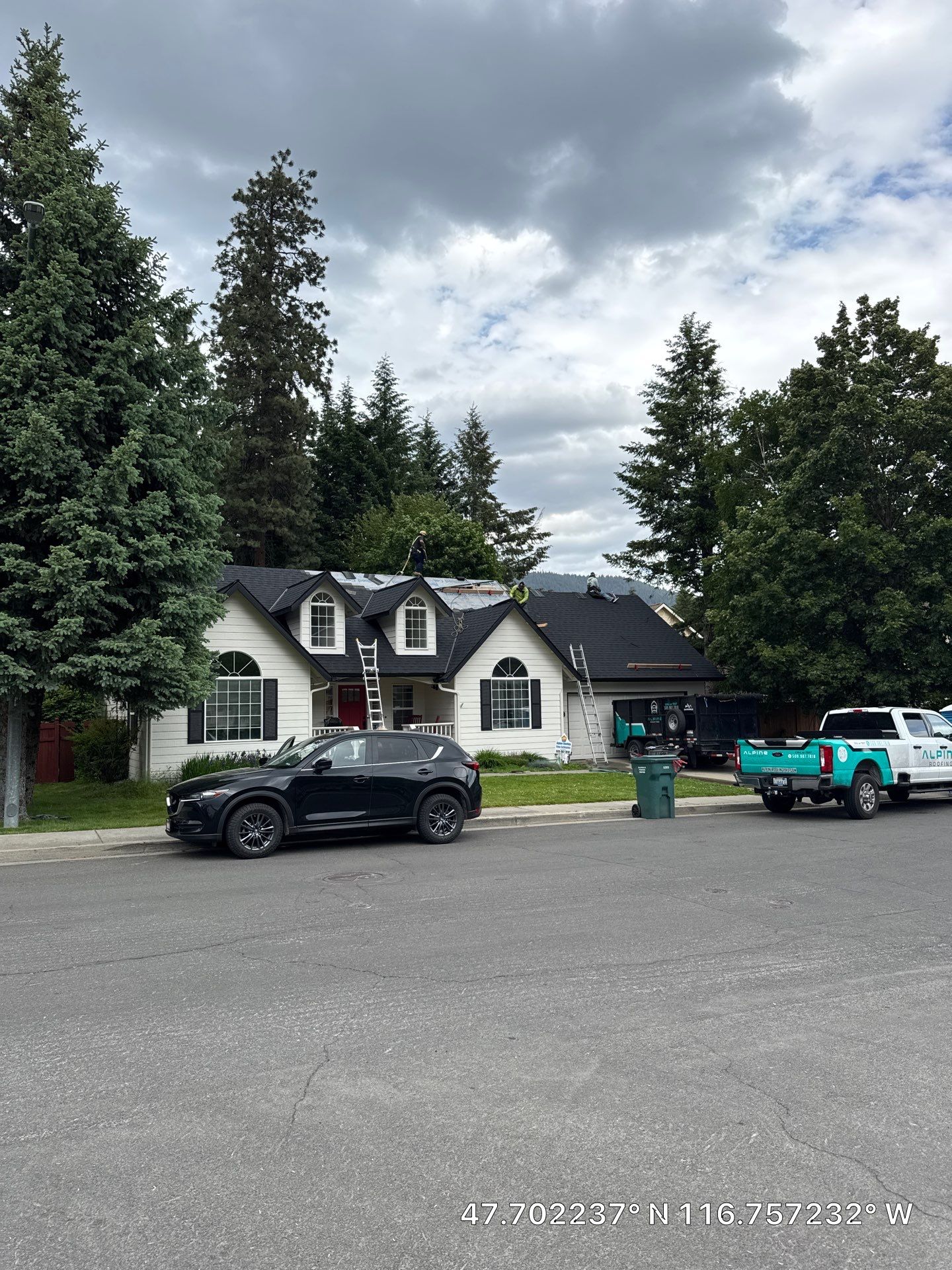 White Pines Drive Coeur d’Alene Idaho by Alpine Roofing
