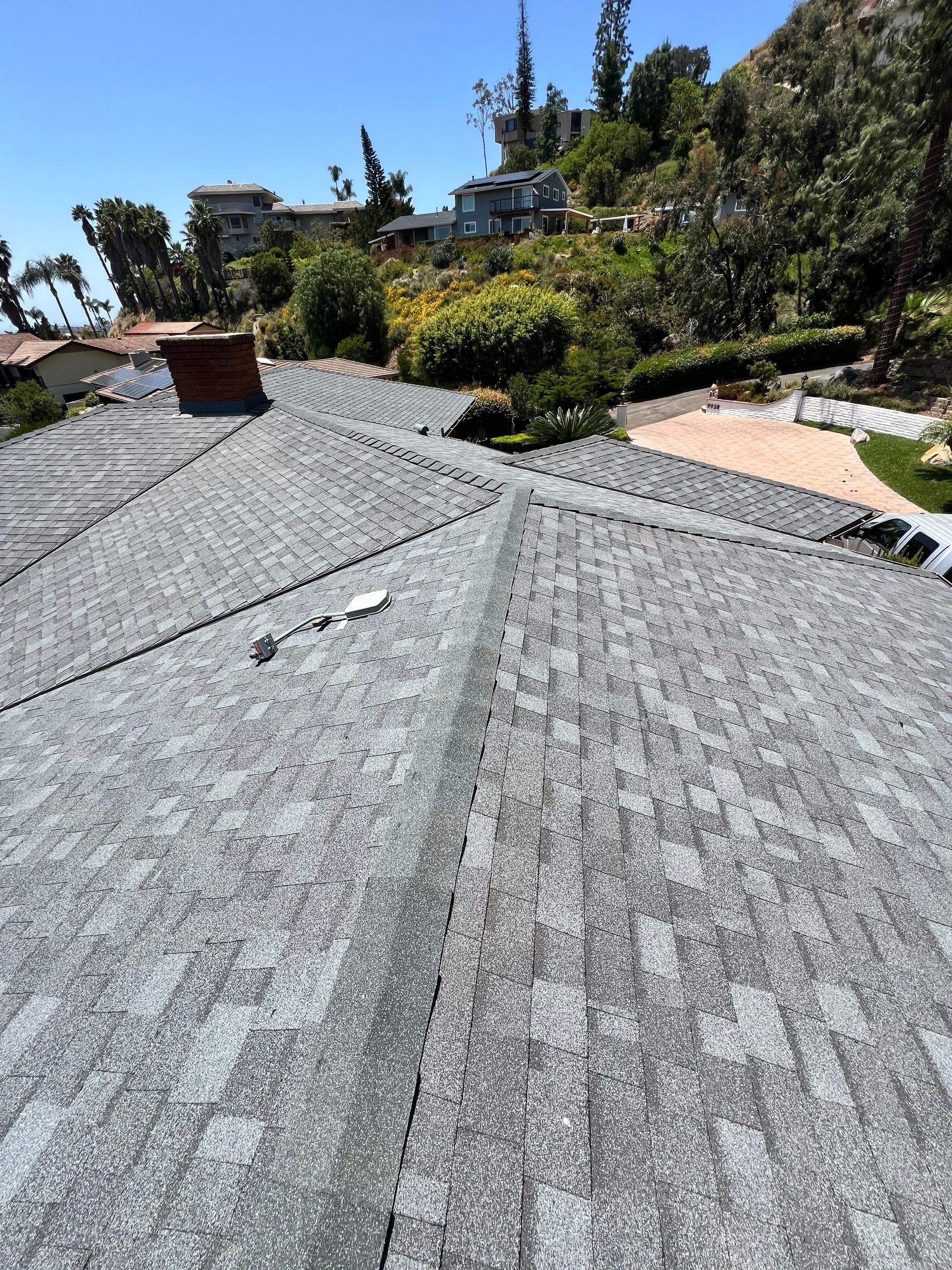 Title 24 Compliant Residential Cool Roof Replacement in La Mesa by Reliable Roofing San Diego Inc.
