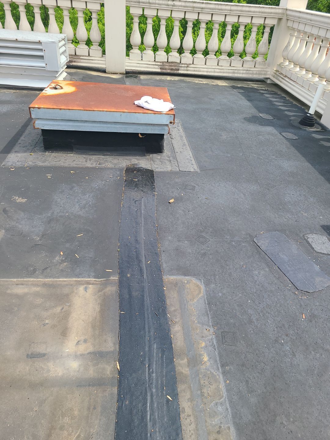 Lorton: EPDM Flat Roof with Partial Slate Replacement by RM Banning, Inc.