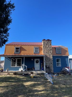 New Copper Metal Roof