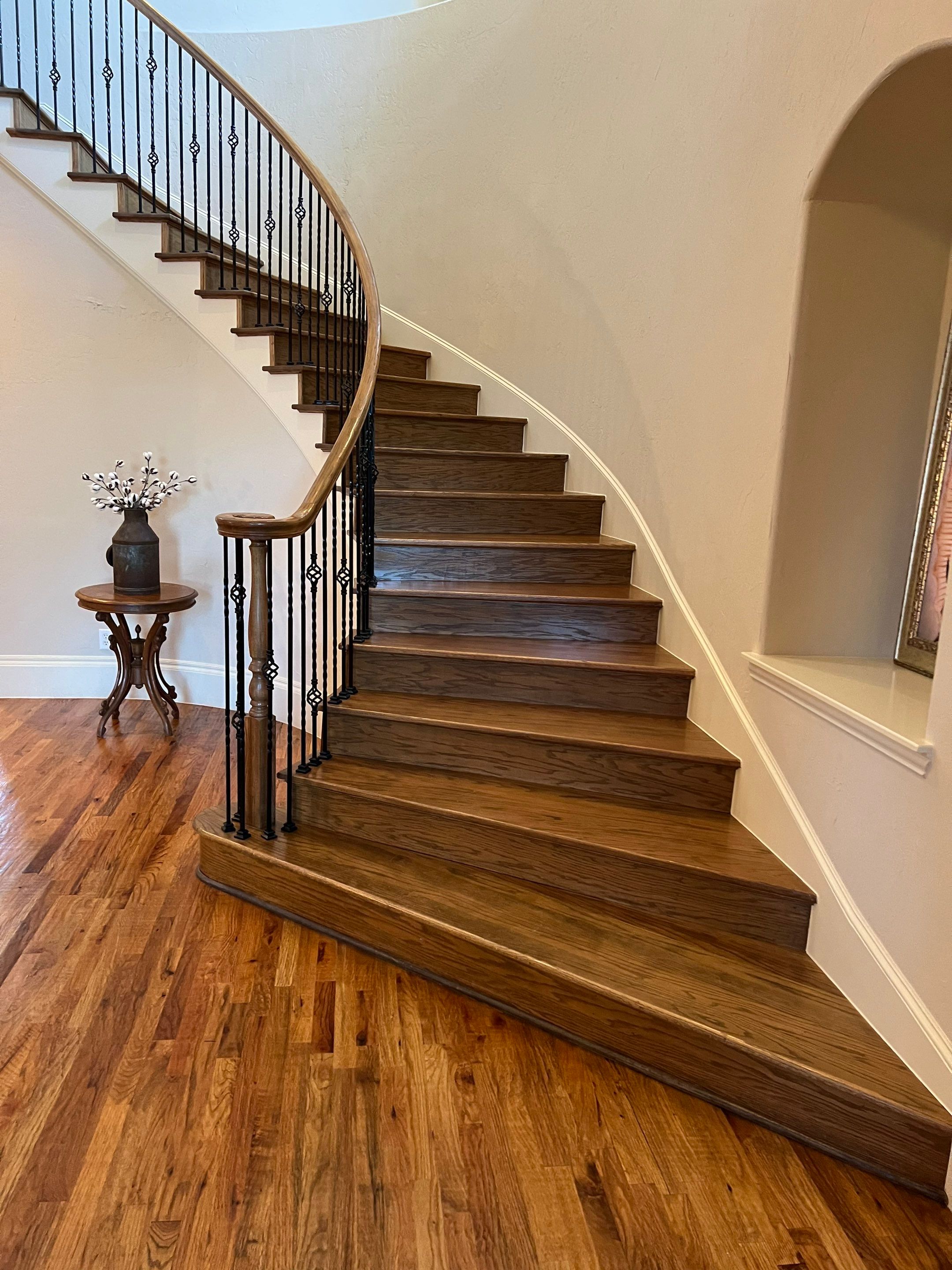 From Traditional to a Contemporary Grey by Bernard Hardwood Floors