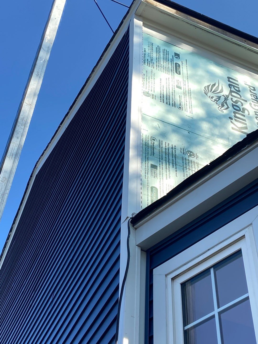 Siding Replacement using Certainteed Restoration Classic D4 Midnight Blue by 180 Contractors