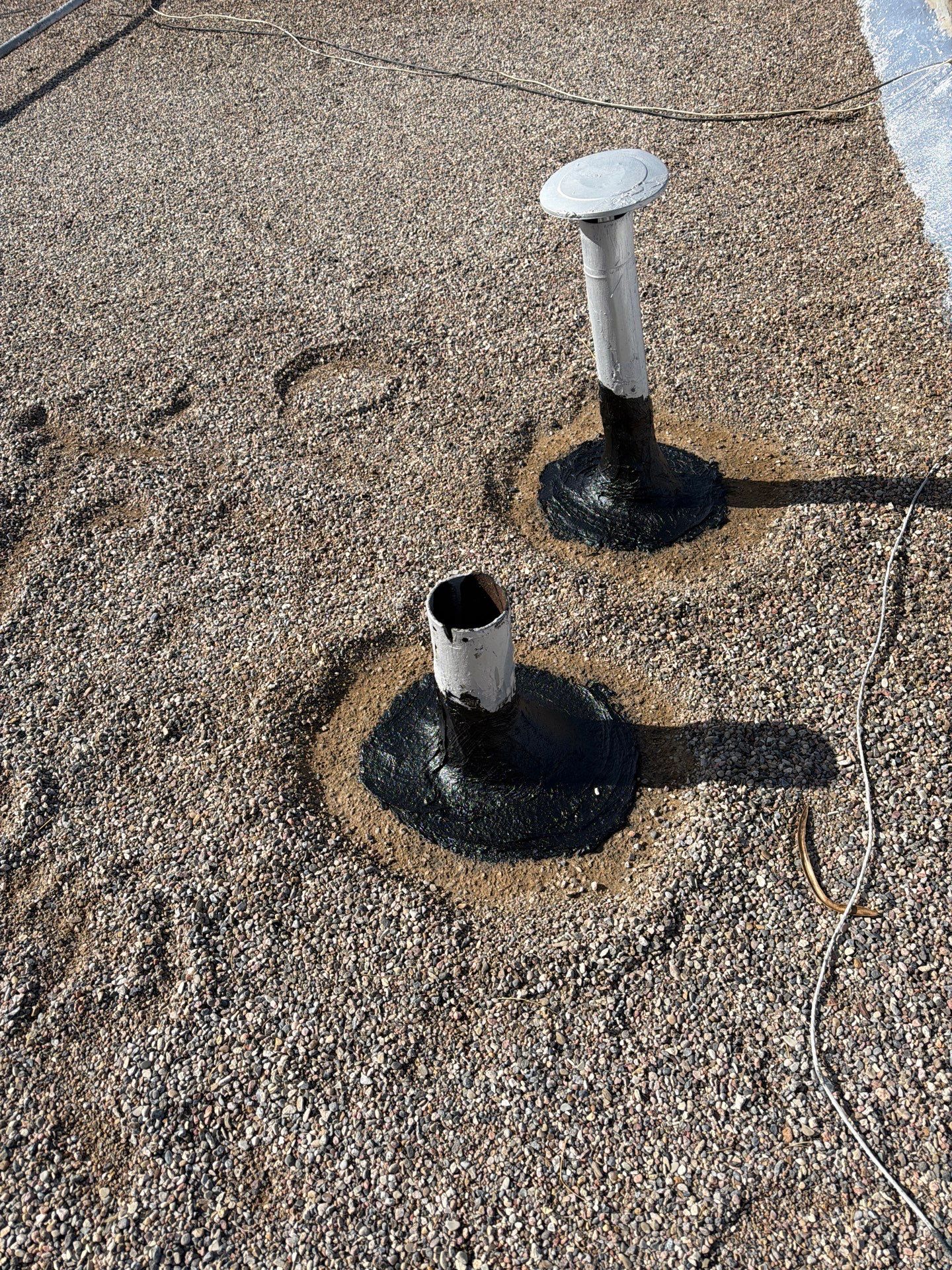 Albuquerque Flat Roof Replacement Using Tan Modified Bitumen Membrane by Doyle Roof Masters Inc