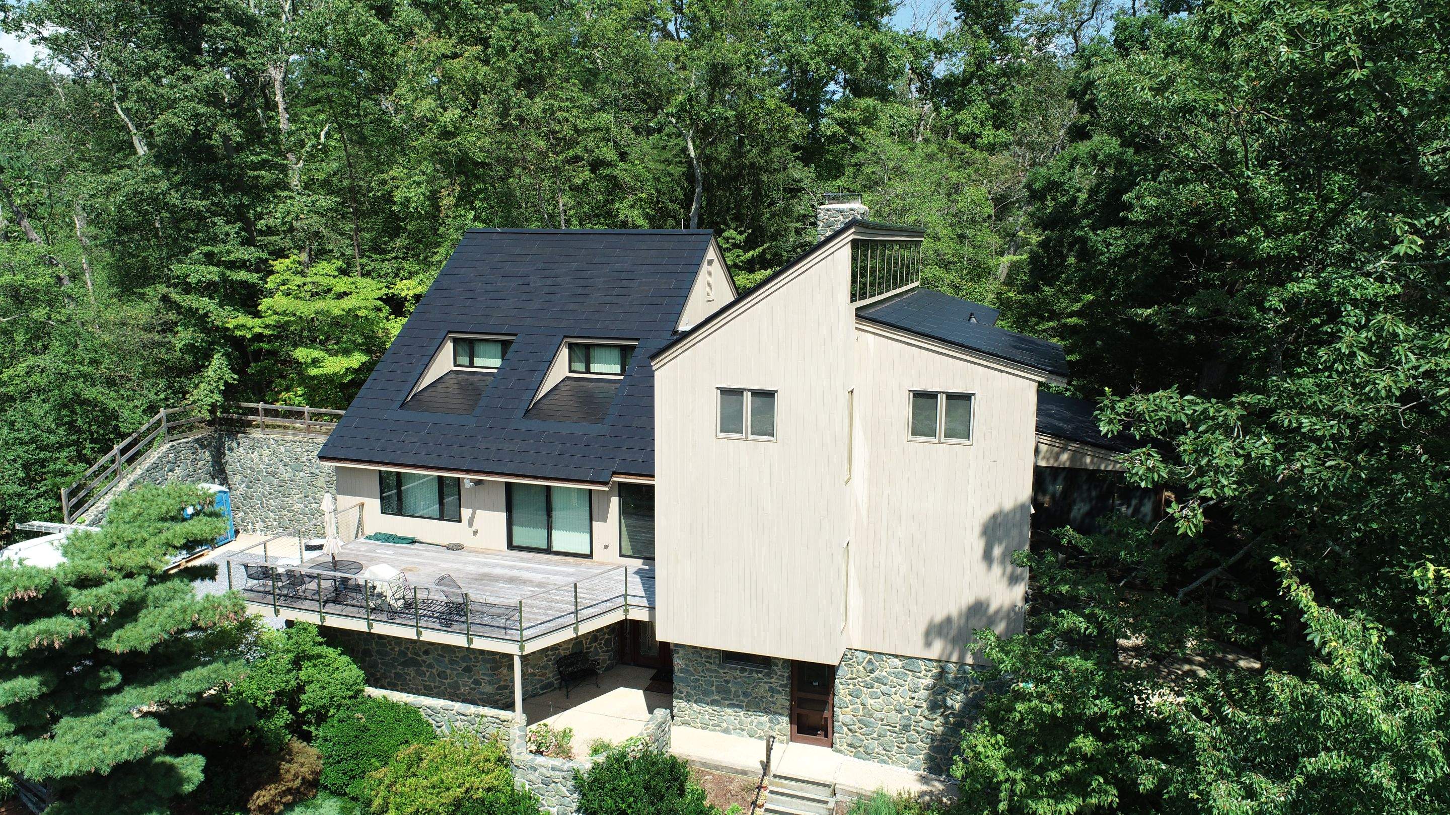 Tesla Solar Roof install Severn River by American Home Contractors