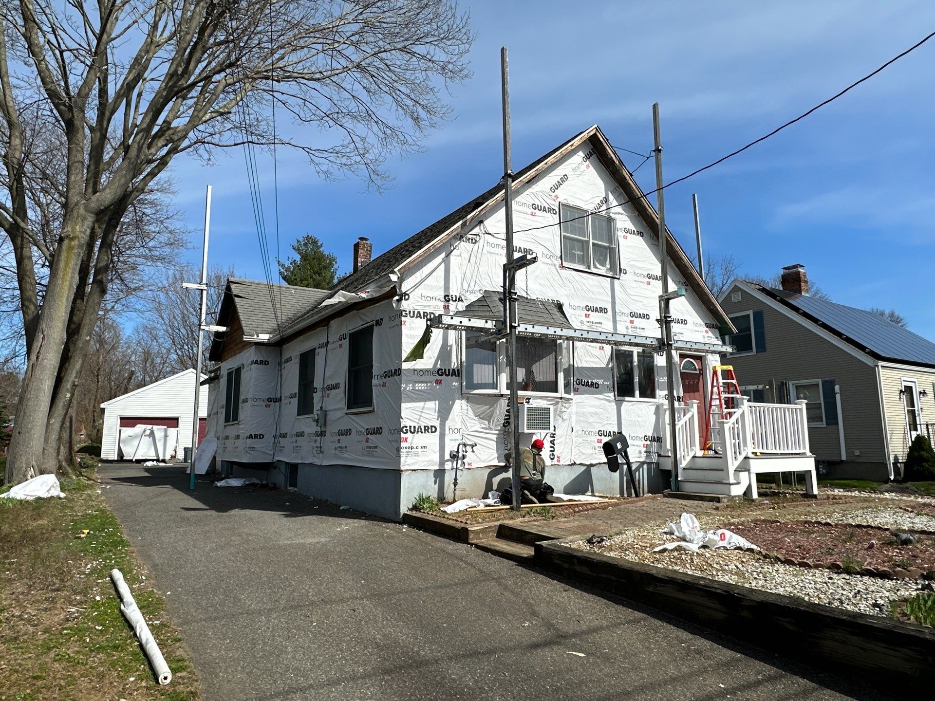 Siding Installation using Certainteed Monogram Granite Gray by A Plus Exterior