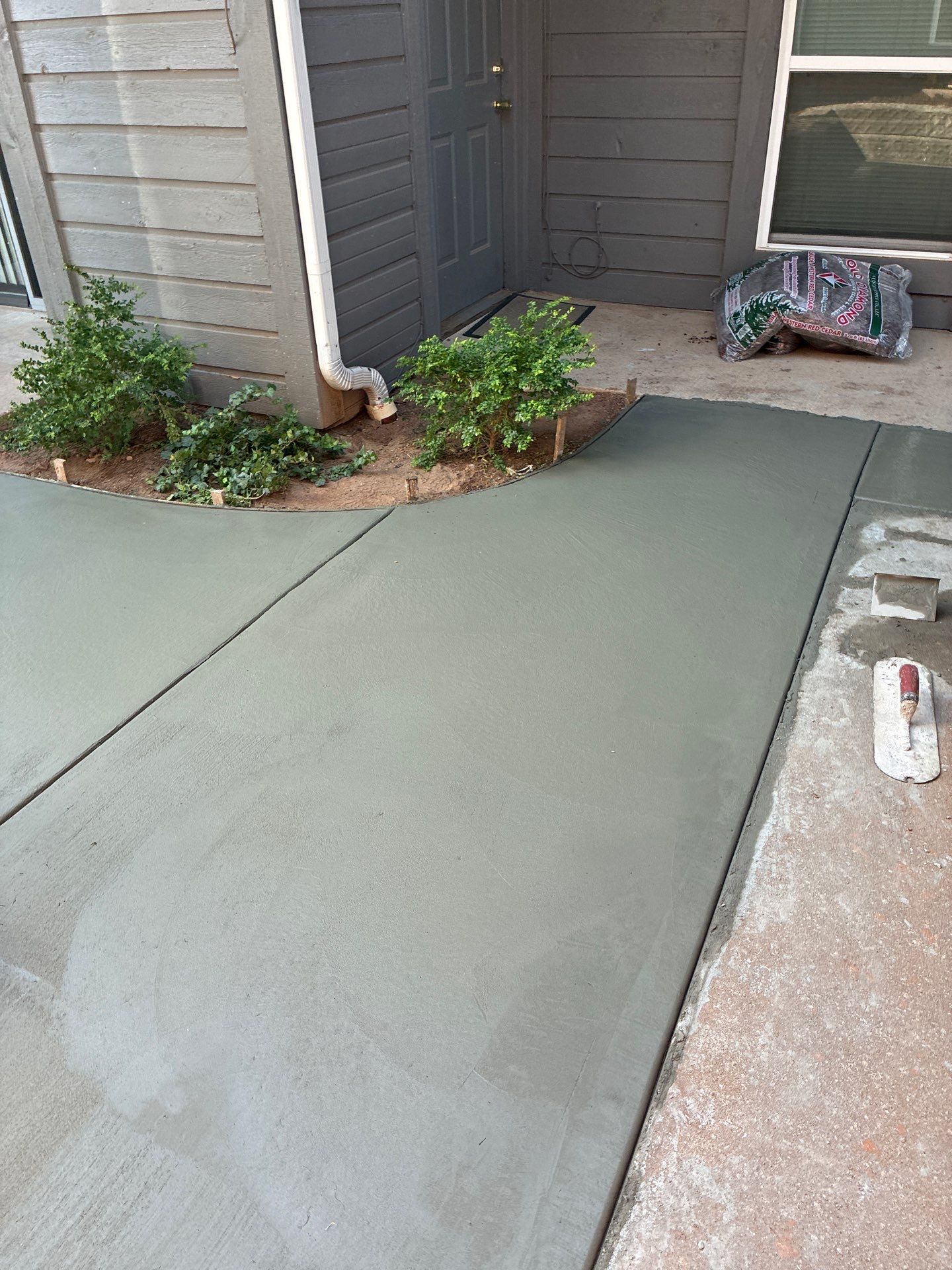 Landscape and concrete work by Clays Services Inc