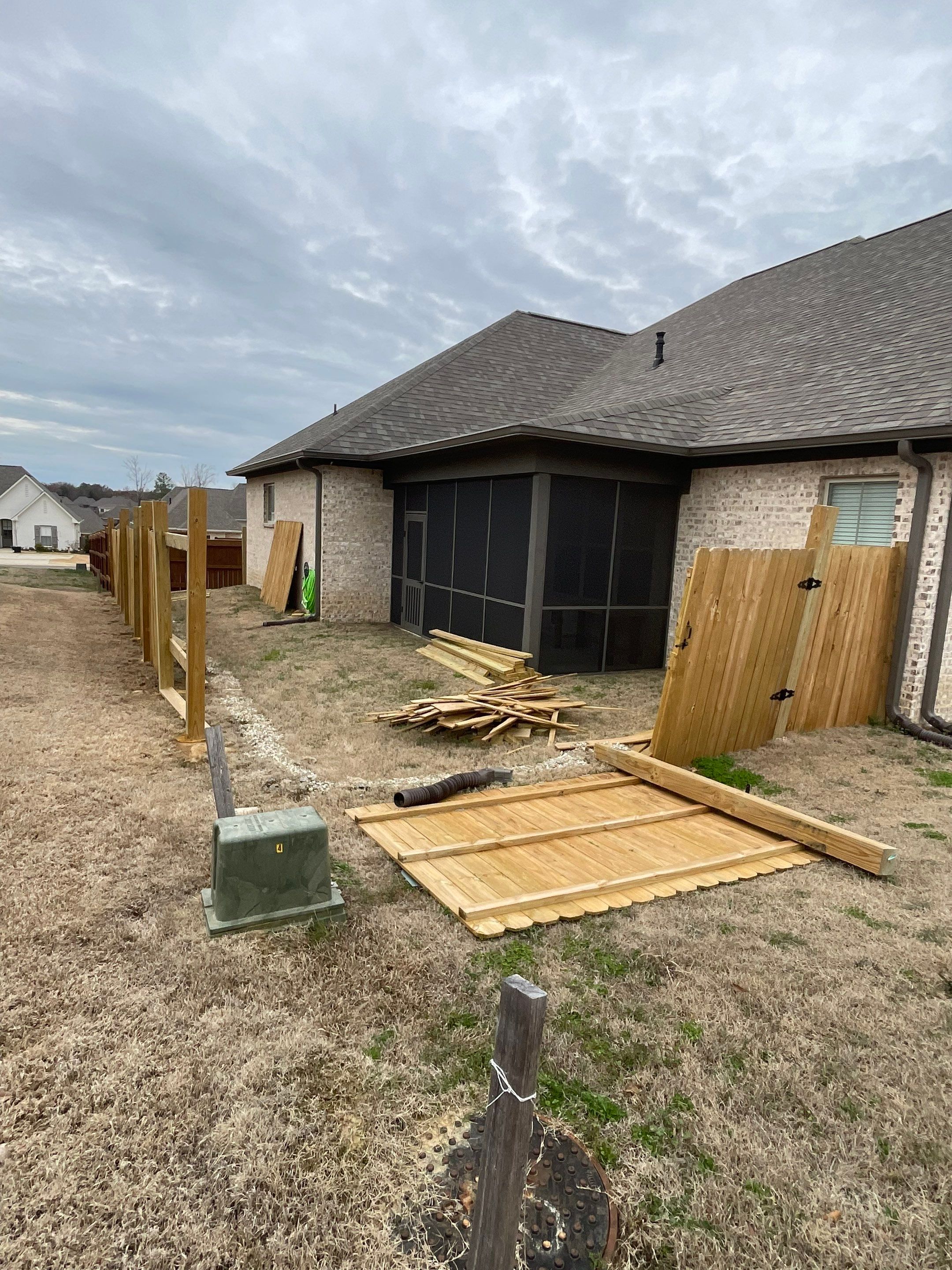 6' Treated Pine Good Neighbor 6x6 Posts by Roberson Construction LLC