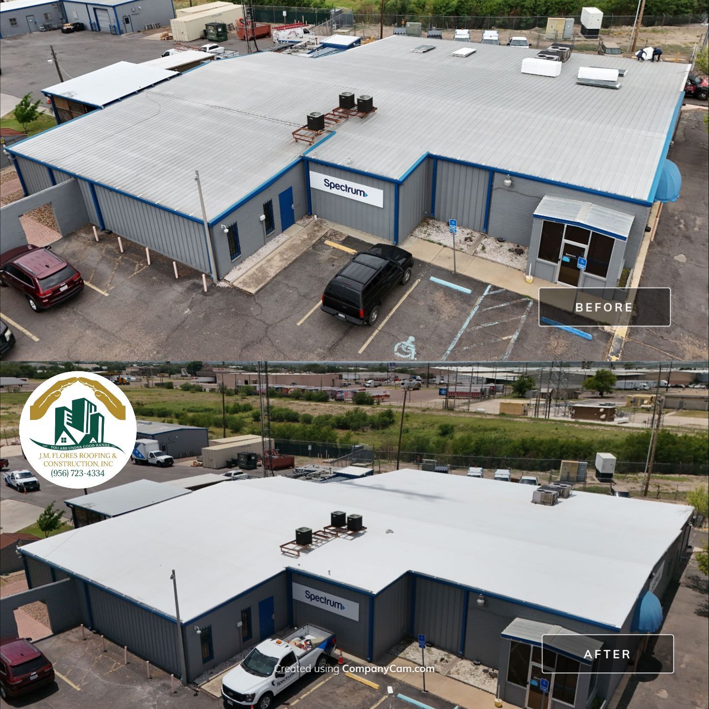 TPO Retrofit Roofing System Over Metal by JM Flores Roofing & Construction, Inc