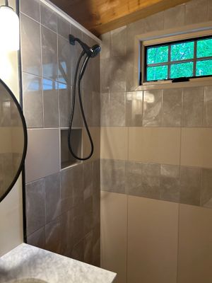 Spray Panel using Tempered Shower Glass
