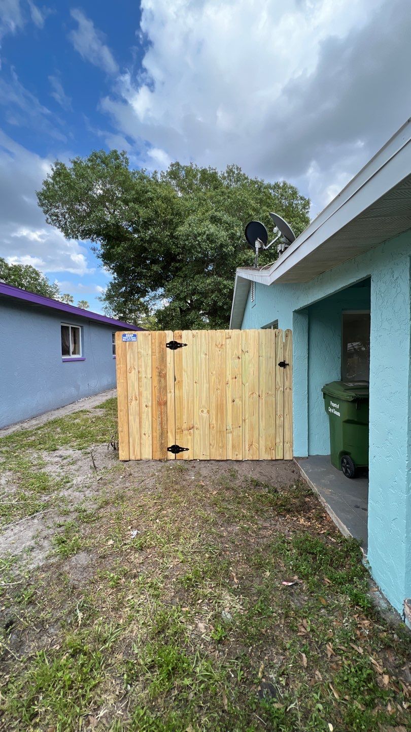 Sarasota, FL 6ft. Tall Treated Board on Board Privacy Fence  by Asap fence and gates, LLC