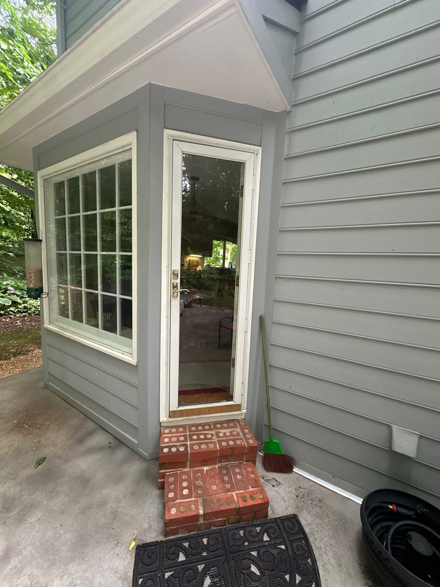 Marietta, GA Deck and Covered Porch Build, Sliding Door Installation, Window Replacement, & more by Nelson Exteriors 