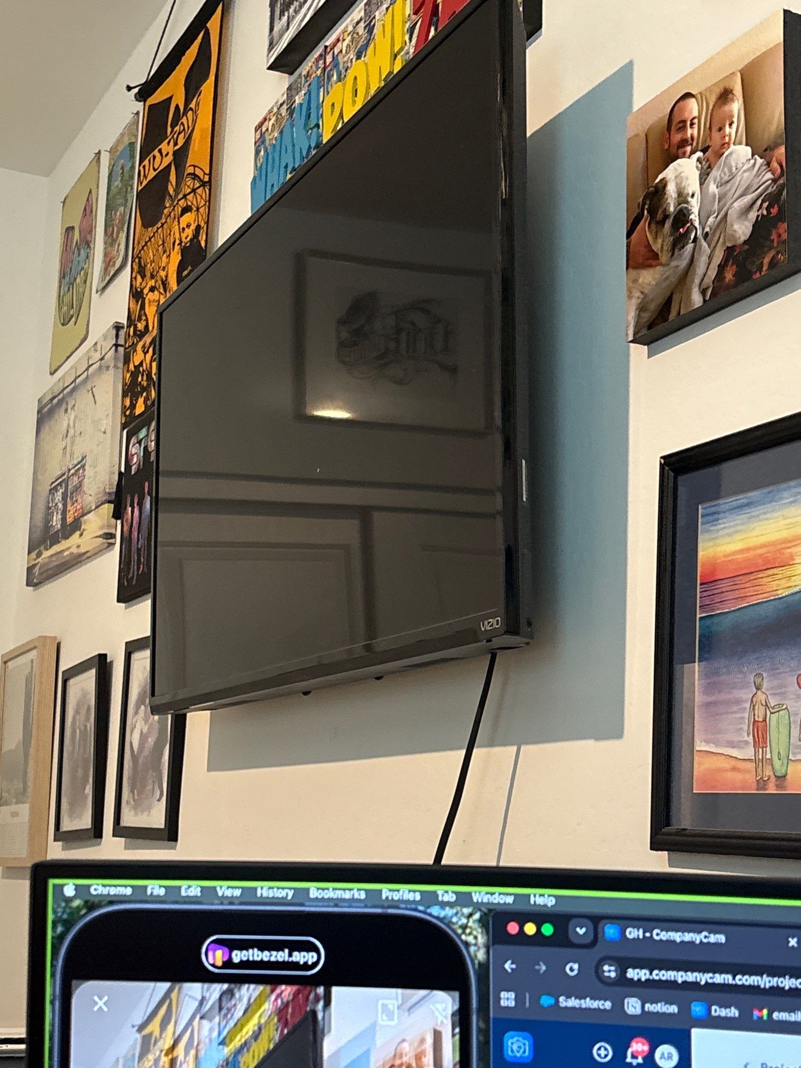 Interior Media Installation and Accent Wall Finishing in Buckeye by CompanyCam Sales Demo