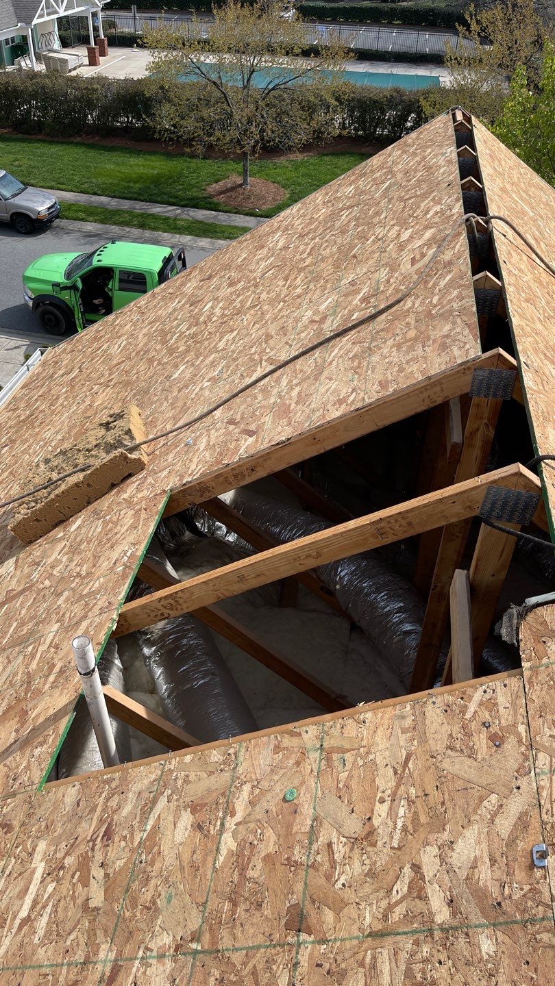 Roof replacement, siding and interior repair by hail and wind damage by Just Brilliant Restoration JBR