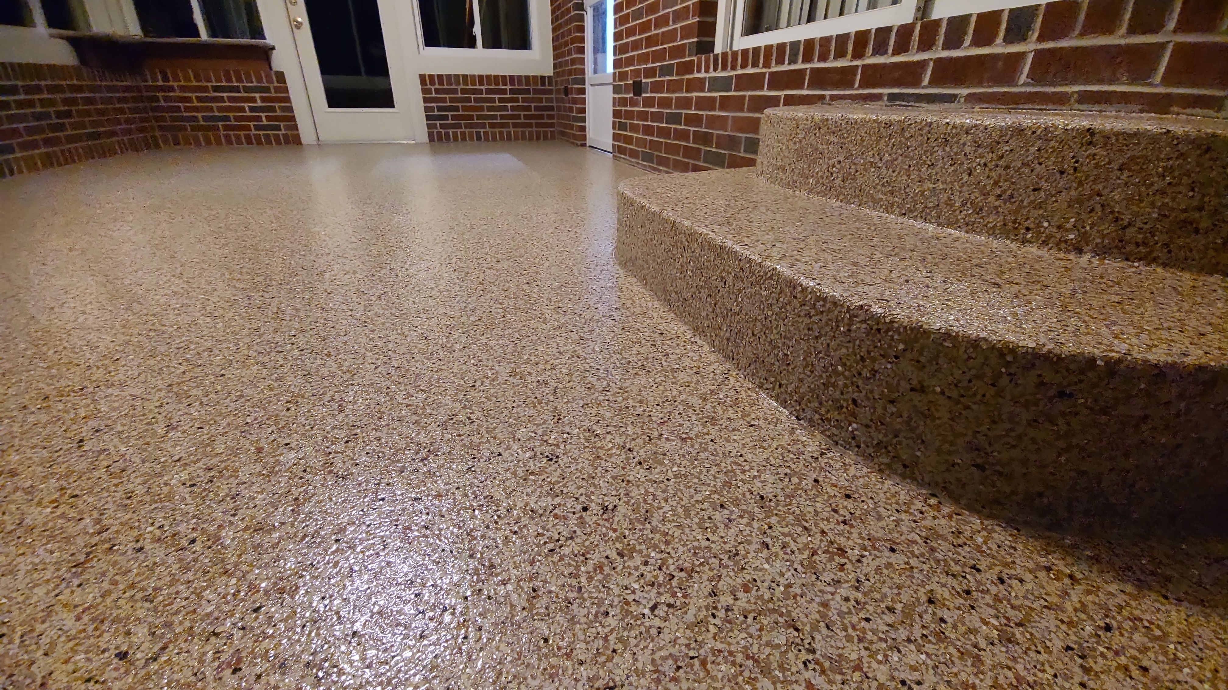 Sunroom in Pecan - New Waterford, OH by Alexander Concrete Coatings