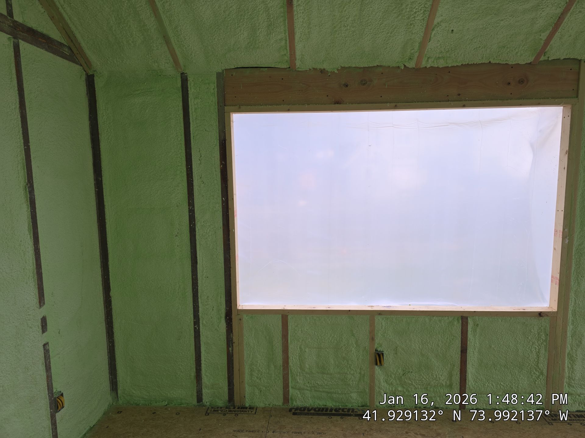 Detached Garage using Closed Cell Spray Foam by NYS Foam & Energy