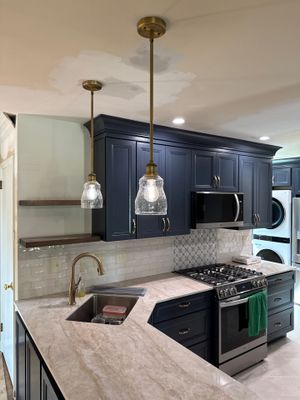  A custom lighting layout that works perfectly for the space and lifestyle