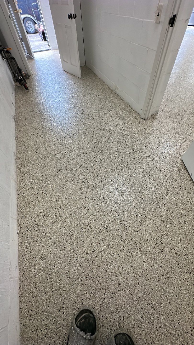 Porch, steps and Garage Project in Crafton by Floors in a Day, Inc