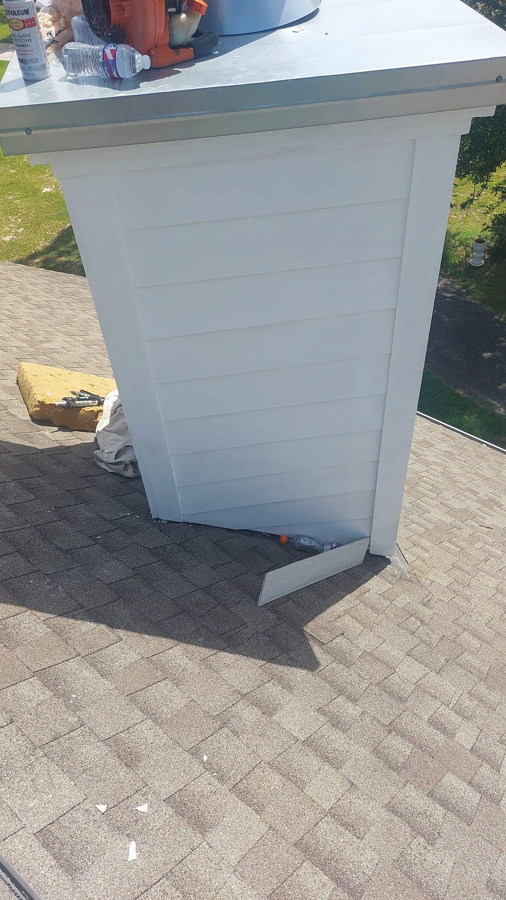 Asphalt Shingle Roof and Chimney Flashing Repair in Saucier by Frontline Roofing