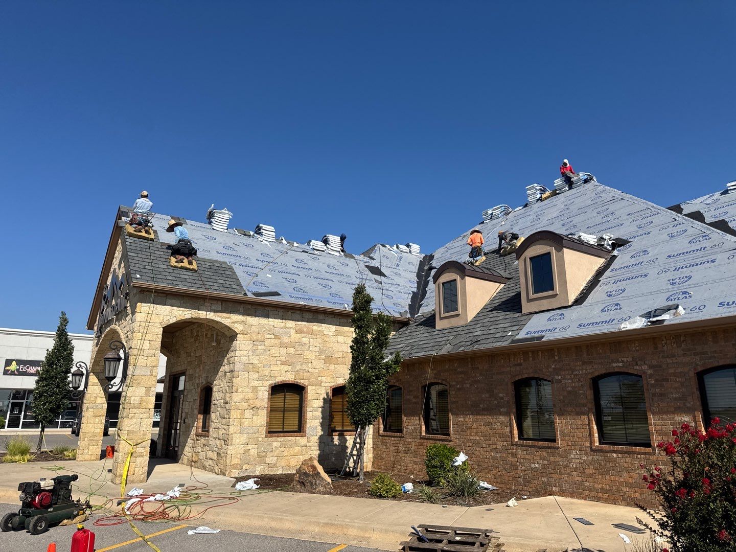 Bank Reroof by Castillo Roofing
