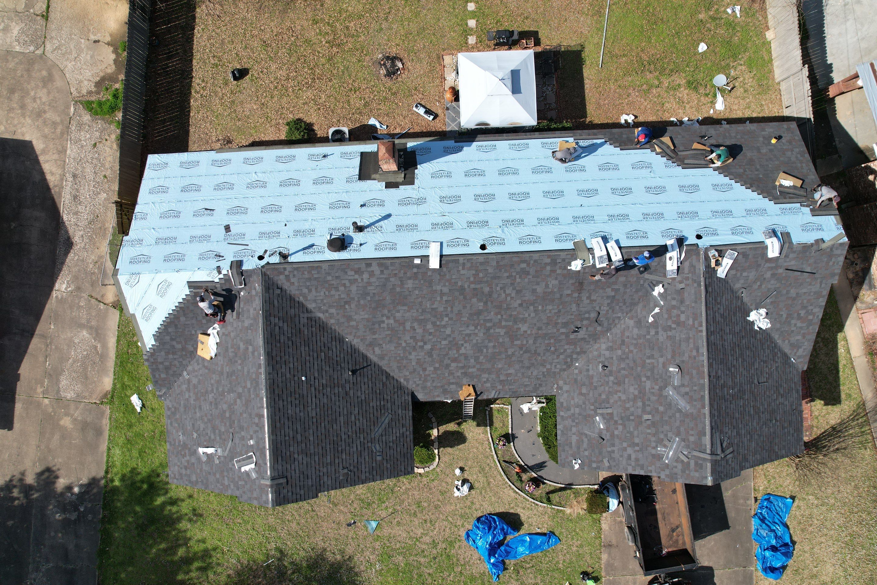 Residential Shingle Reroof using Malarkey Highlander NEX by Hostetler Roofing
