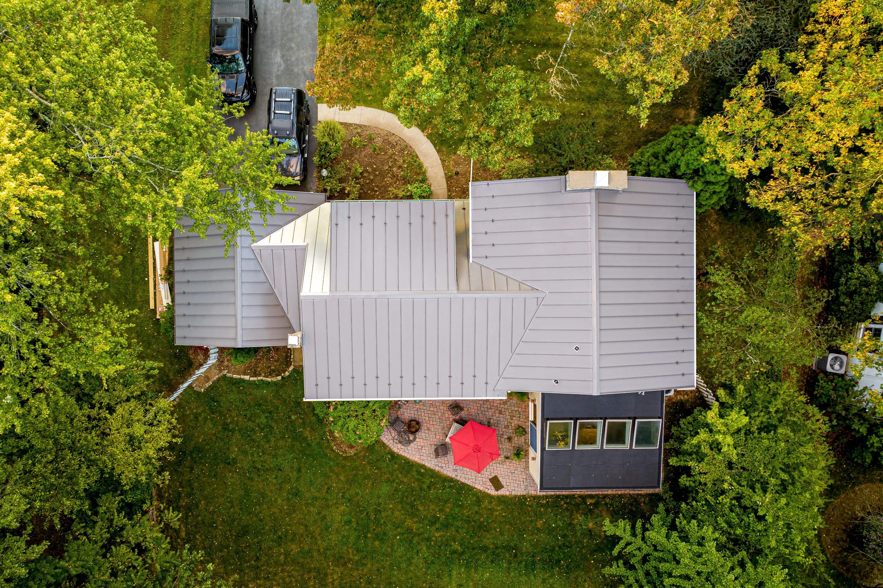 Metal roof-musket gray by Esh Builders