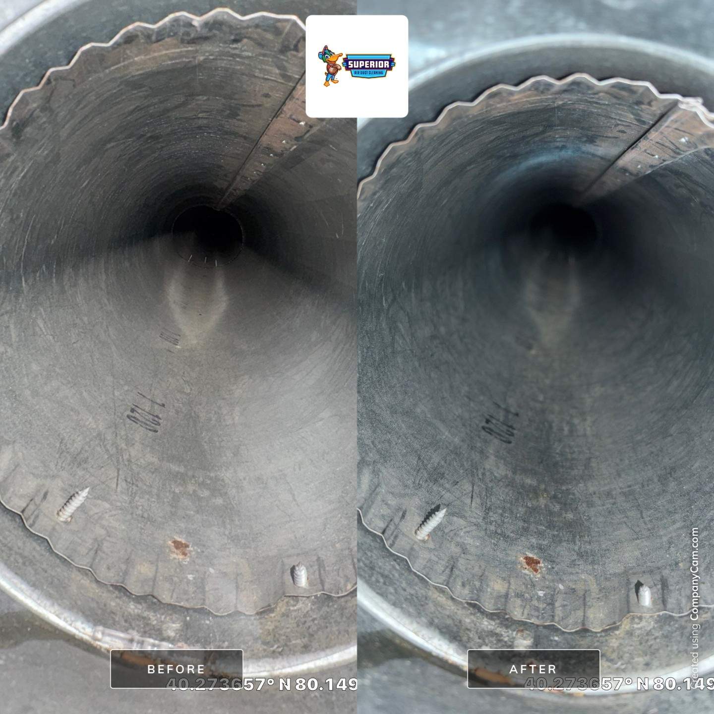 Air Duct Cleaning With a Vacuum Truck in Canonsburg, PA by Superior Air Duct Cleaning