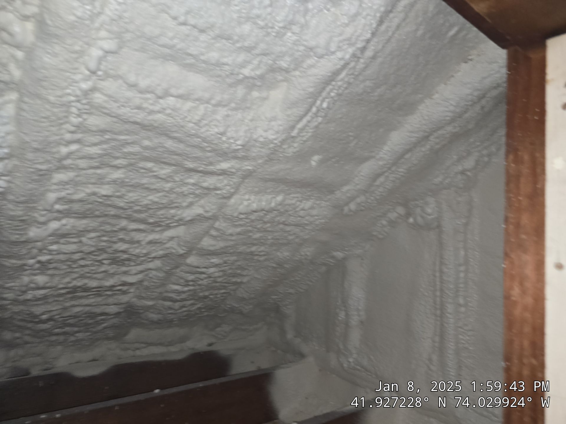 Attic Insulation using Closed Cell Spray Foam by NYS Foam & Energy