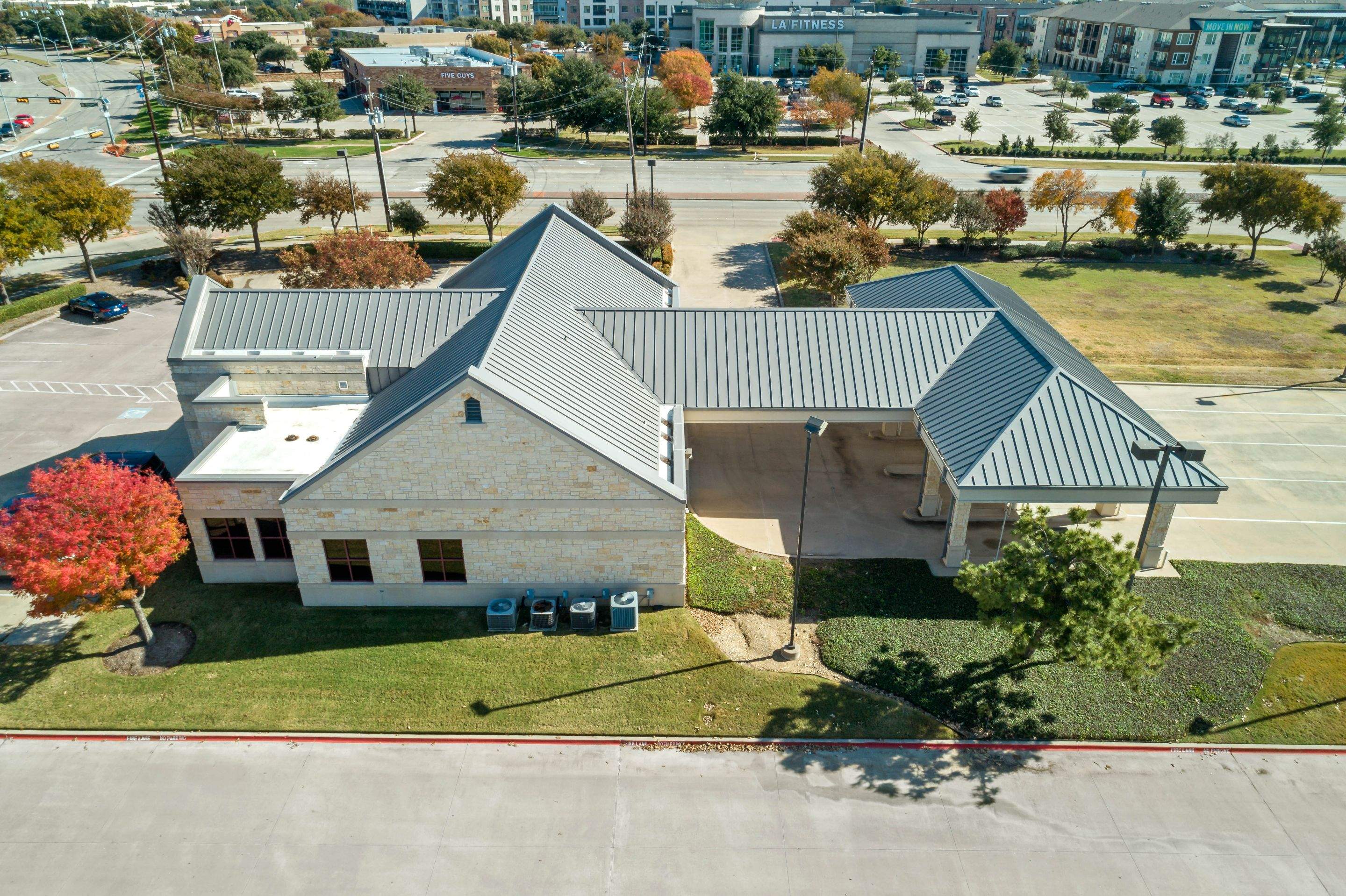 Commercial Roof Replacement using Standing Seam Roofing in Carrollton, TX by Roof Experts